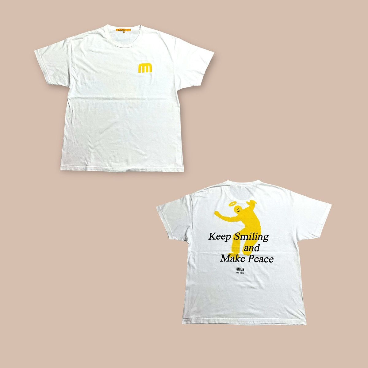 Union LA UNION White Graphics Tee Size US XXL / EU 58 / 5 - 1 Thumbnail