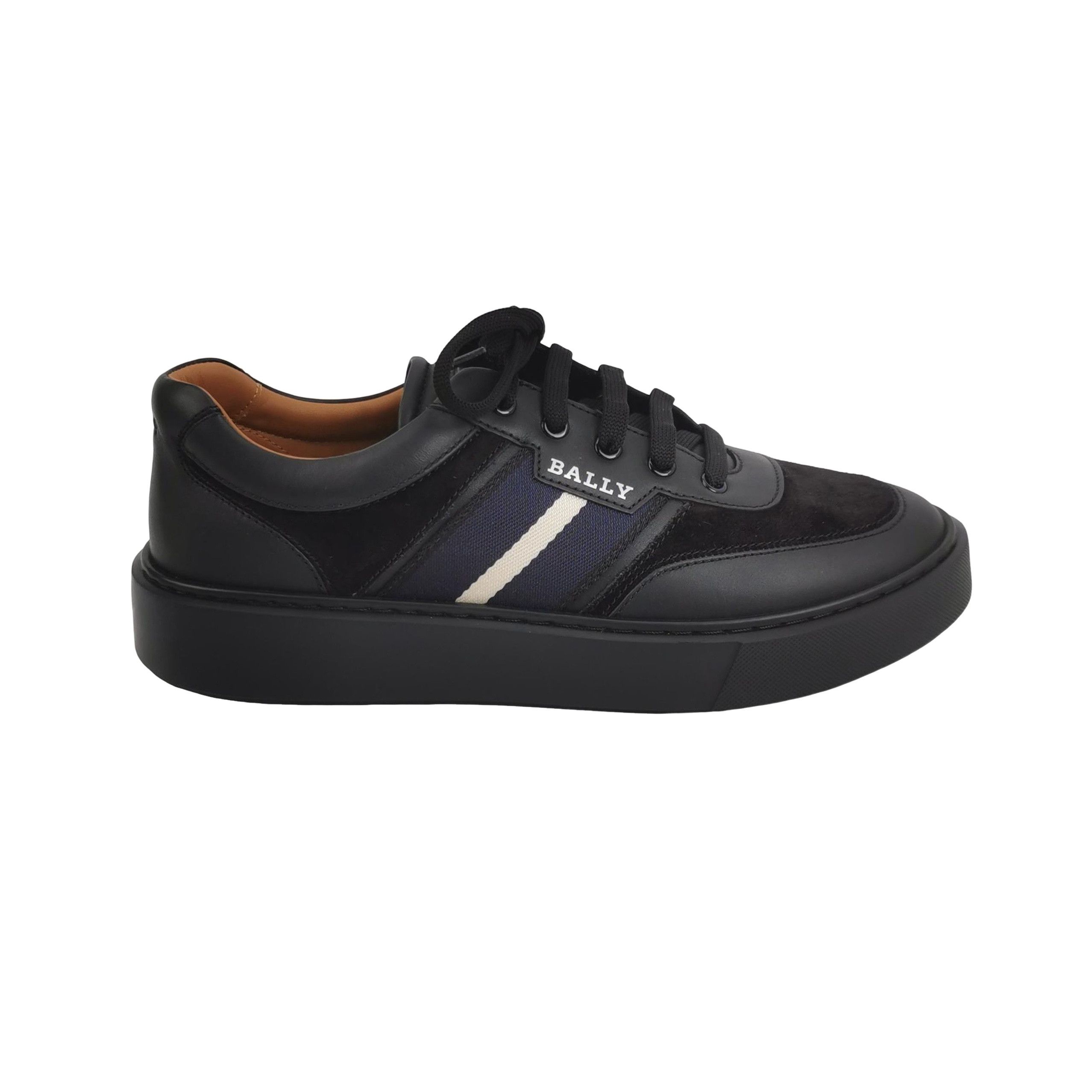 Bally Bally Striped Logo Leather Sneakers 43 Size US 10 / EU 43 - 1 Thumbnail