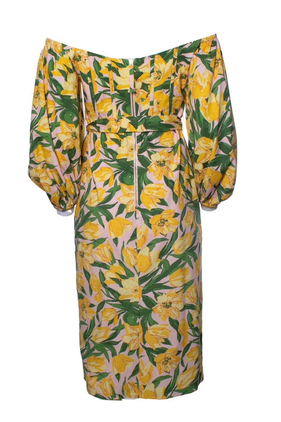 Carolina Herrera Carolina Herrera, floral belted midi dress Size S / US 4 / IT 40 - 2 Thumbnail