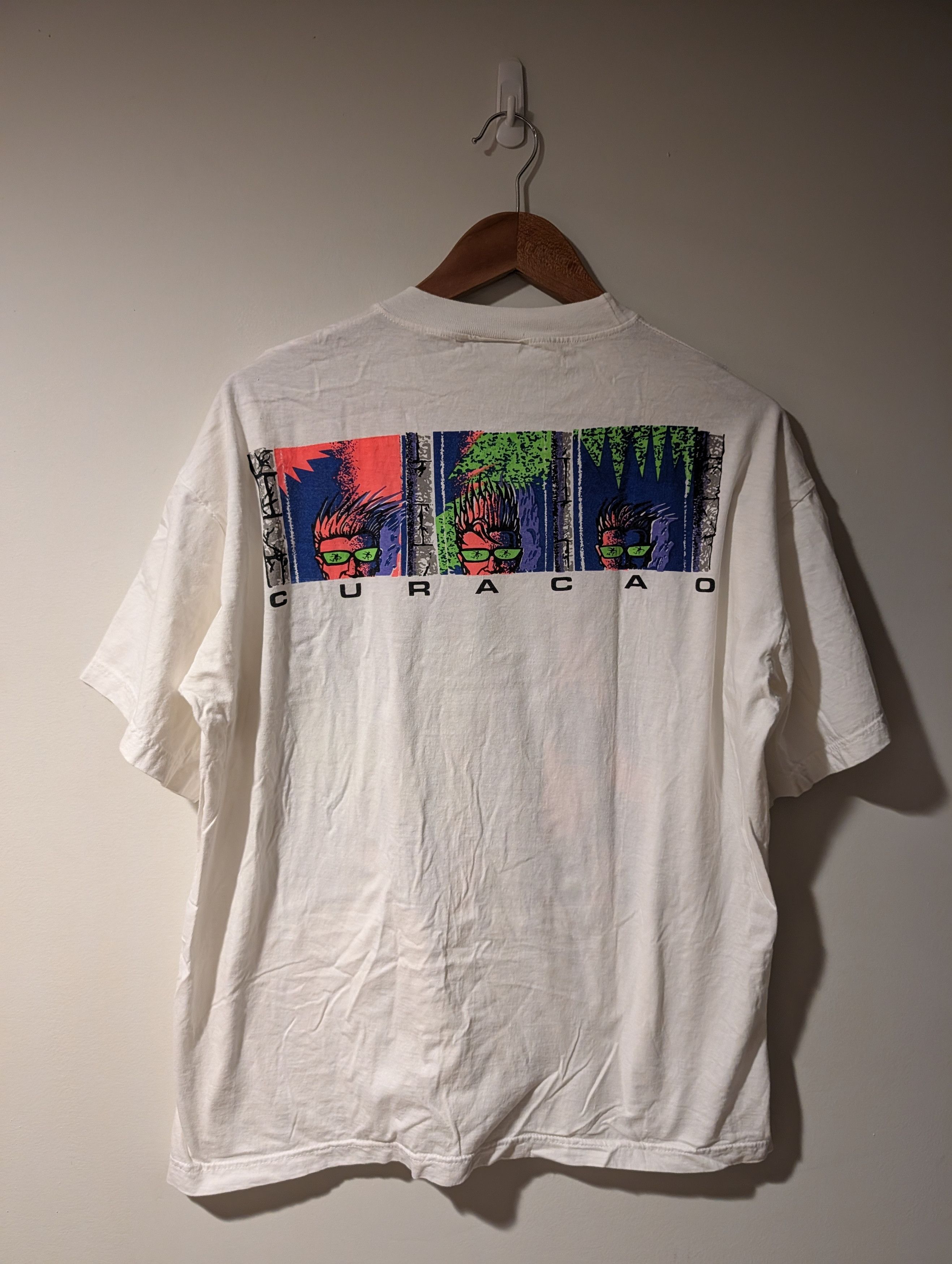 Sun Surf Vintage 90s Curacao Netherlands Surf Wear Hawaii T-Shirt Size US XL / EU 56 / 4 - 5 Thumbnail