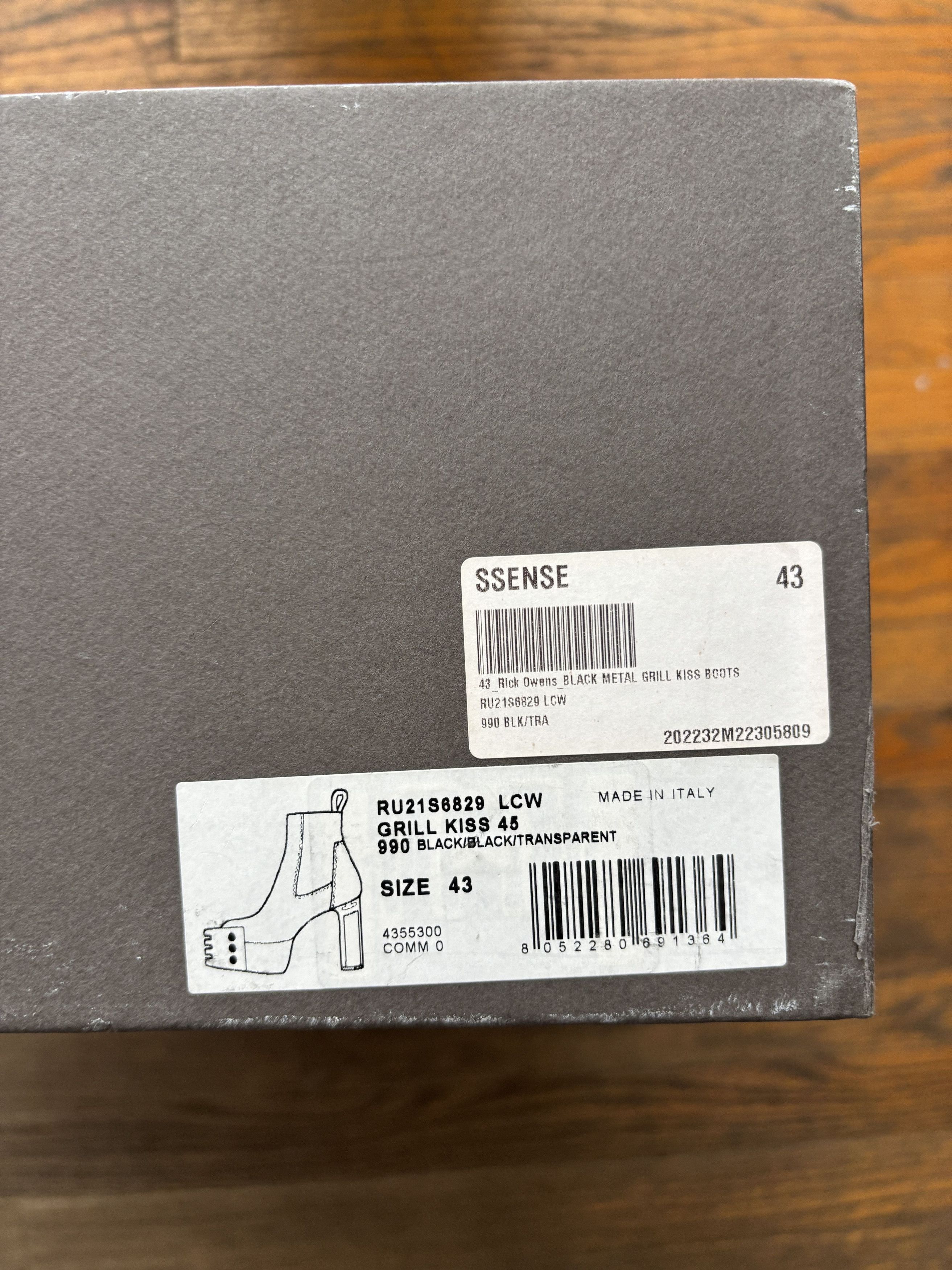 Rick Owens FW20 PERFORMA GRILL KISS HEELS Size US 10 / EU 43 - 7 Thumbnail