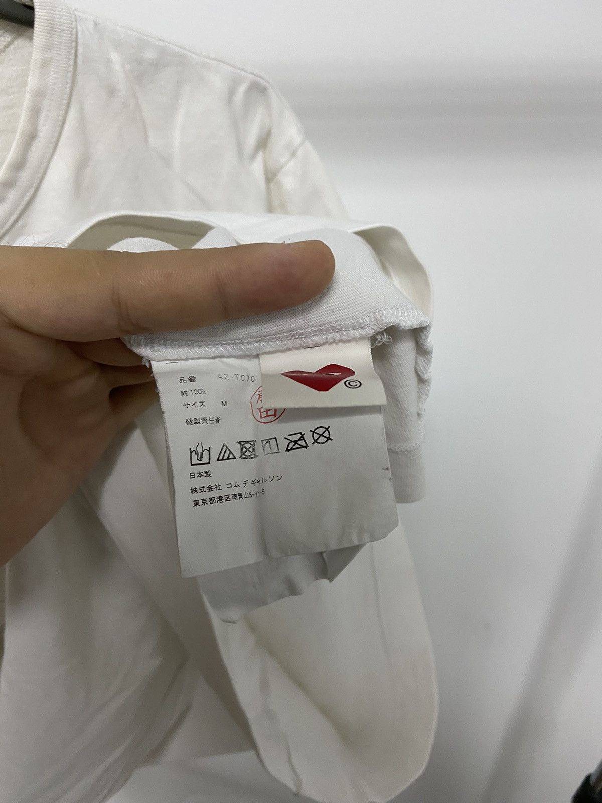 Comme des Garcons PLAY Play Come Des Garcons Vintage T Shirt Big Logo Size US M / EU 48-50 / 2 - 6 Thumbnail