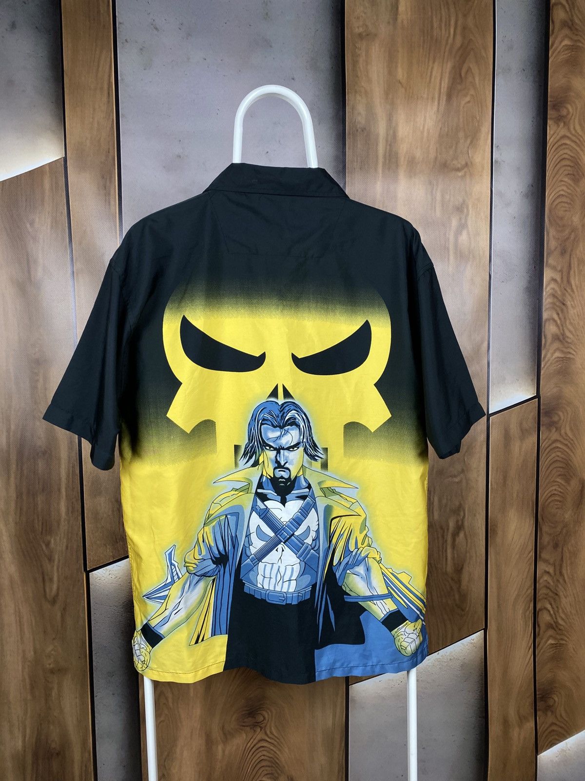 DC Comics 💀Vintage Shirt Short Sleeve Dognose The Punisher Overprint💀 Size US XL / EU 56 / 4 - 2 Thumbnail