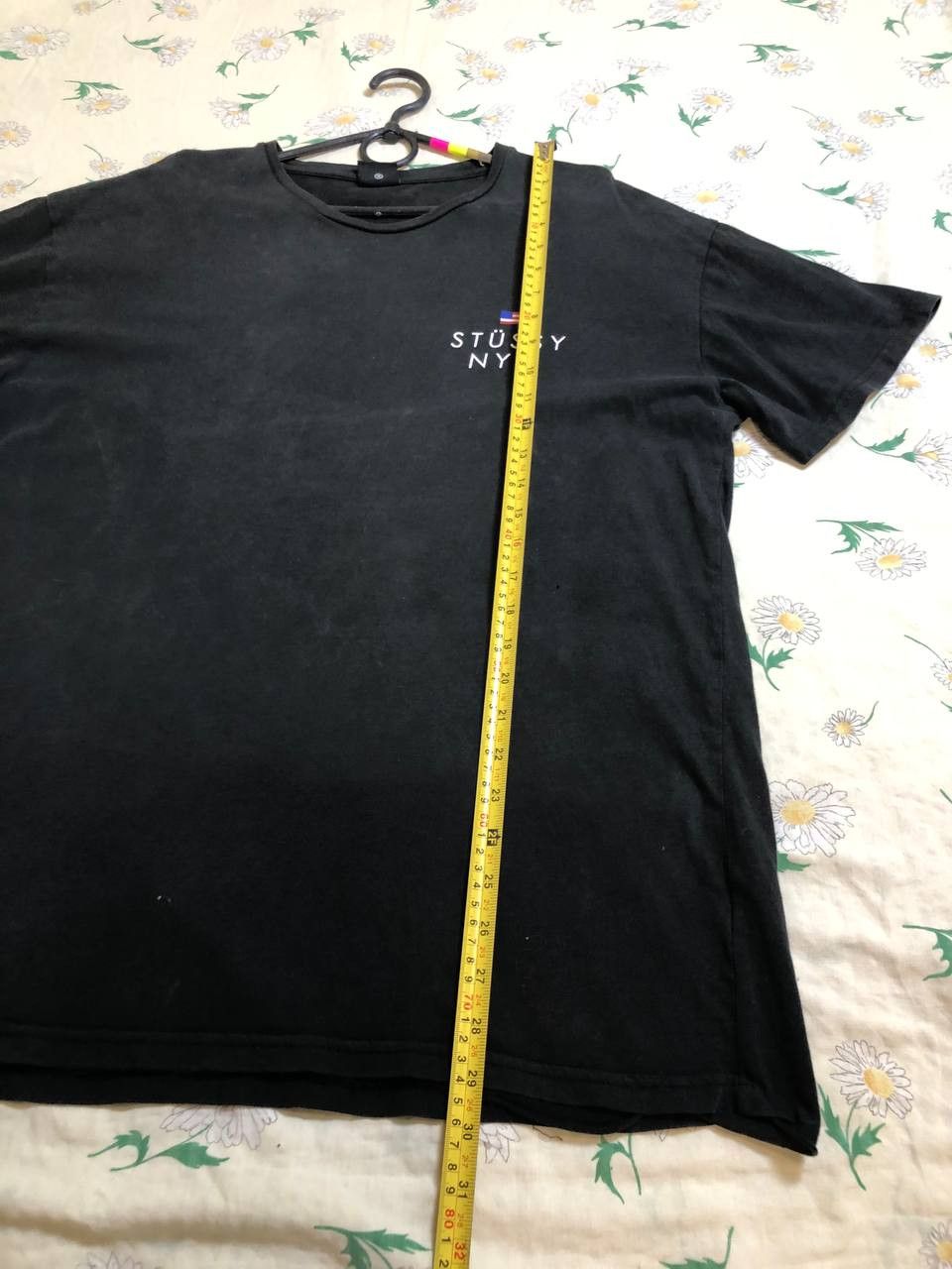 Stussy T-Shirt black Streetwear Y2K Stussy Vintage big print Size US L / EU 52-54 / 3 - 13 Thumbnail