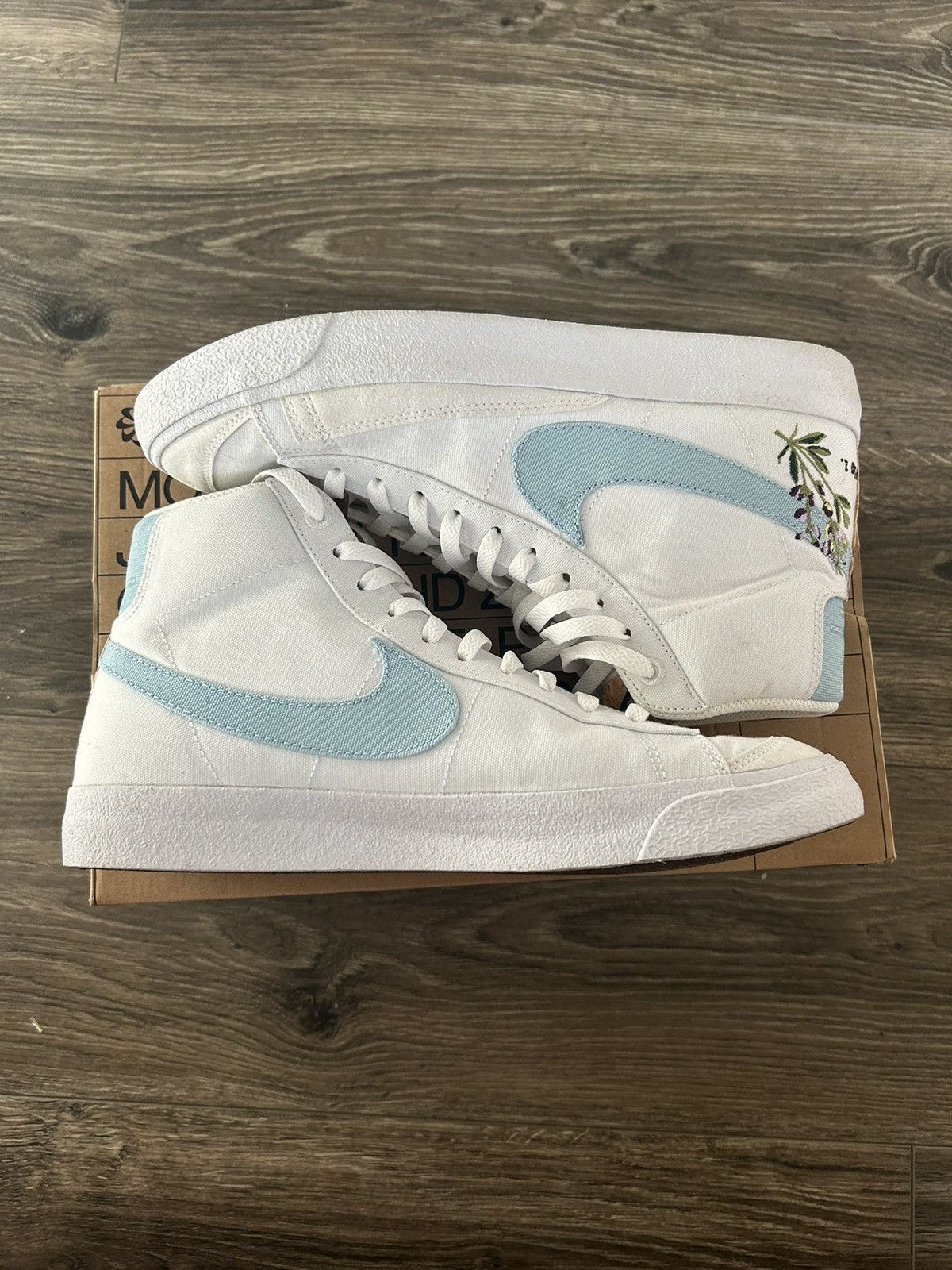 Nike Nike Blazer Mid 77 White Indigo Size US 10 / EU 43 - 6 Thumbnail