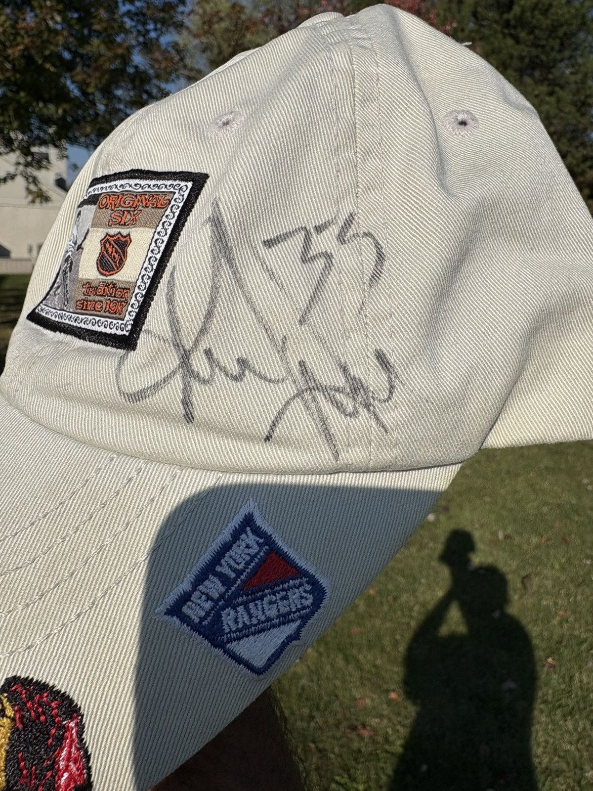 American Needle Steve Yzerman Kris Draper Signed Hat Detroit Red Wings Size ONE SIZE - 2 Thumbnail