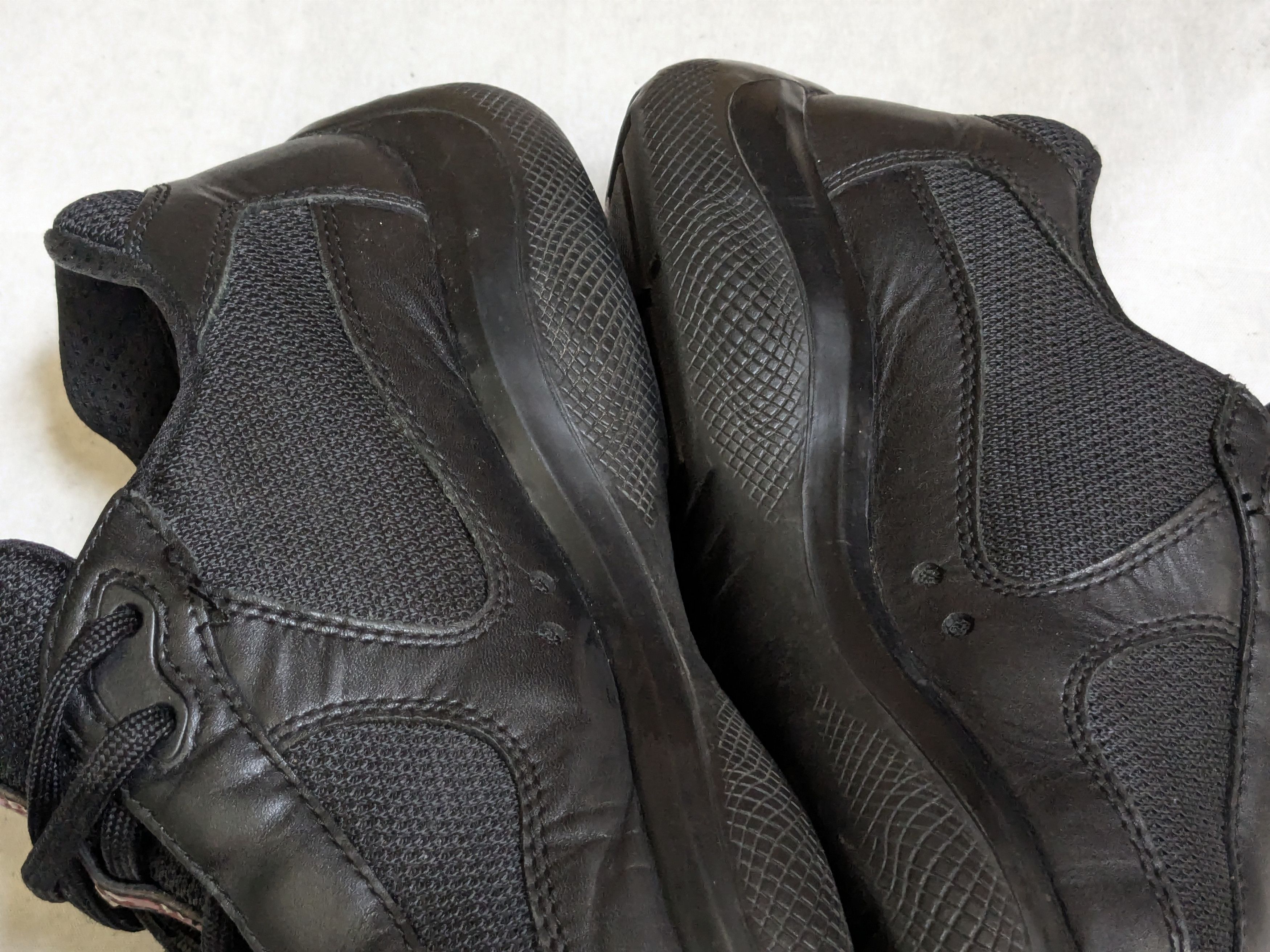 Prada Prada America's Cup Sneakers Black 9 Low Tops Leather Red Size US 9 / EU 42 - 10 Thumbnail