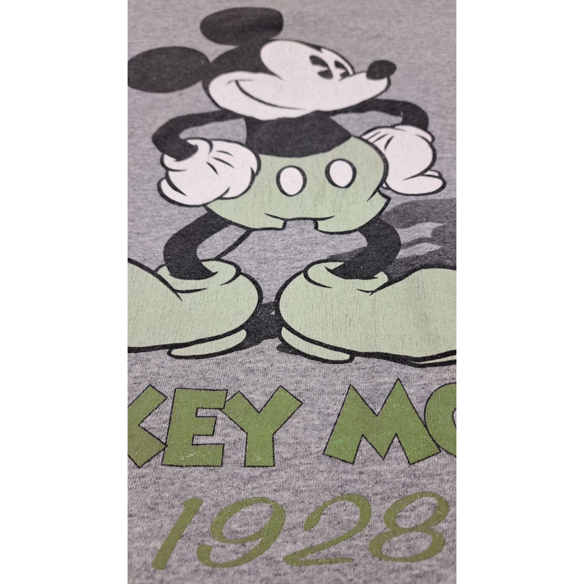 Vintage Vintage Mickey Mouse 1928 T-Shirt Gray Short Sleeve Men's L Size US L / EU 52-54 / 3 - 4 Thumbnail