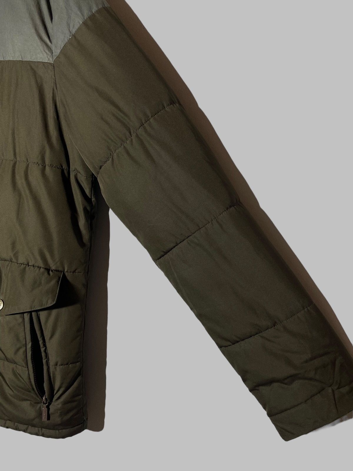 Barbour 🔥 BARBOUR CROMER PUFFER JACKET MILITARY GREEN FIBREDOWN Size US M / EU 48-50 / 2 - 14 Thumbnail