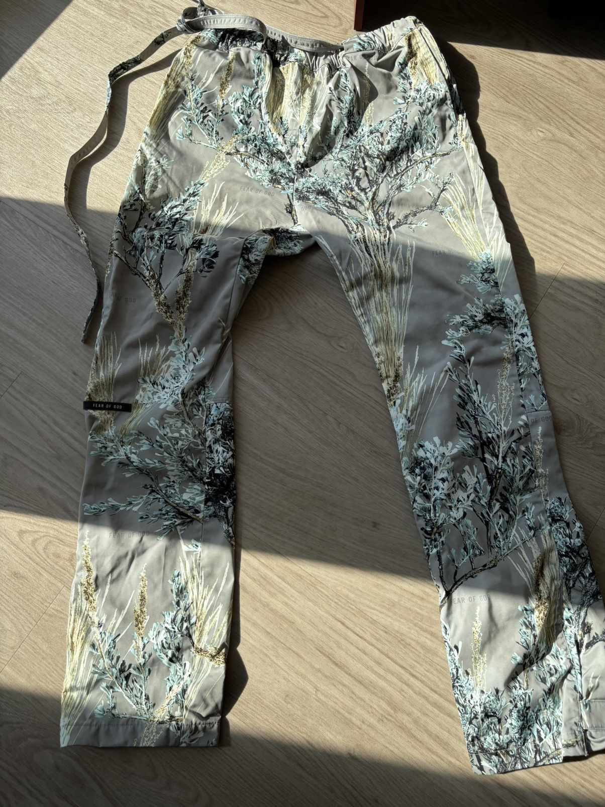 Fear of God Fear of God Baggy Nylon Pants Prairie Ghost Camo | Grailed