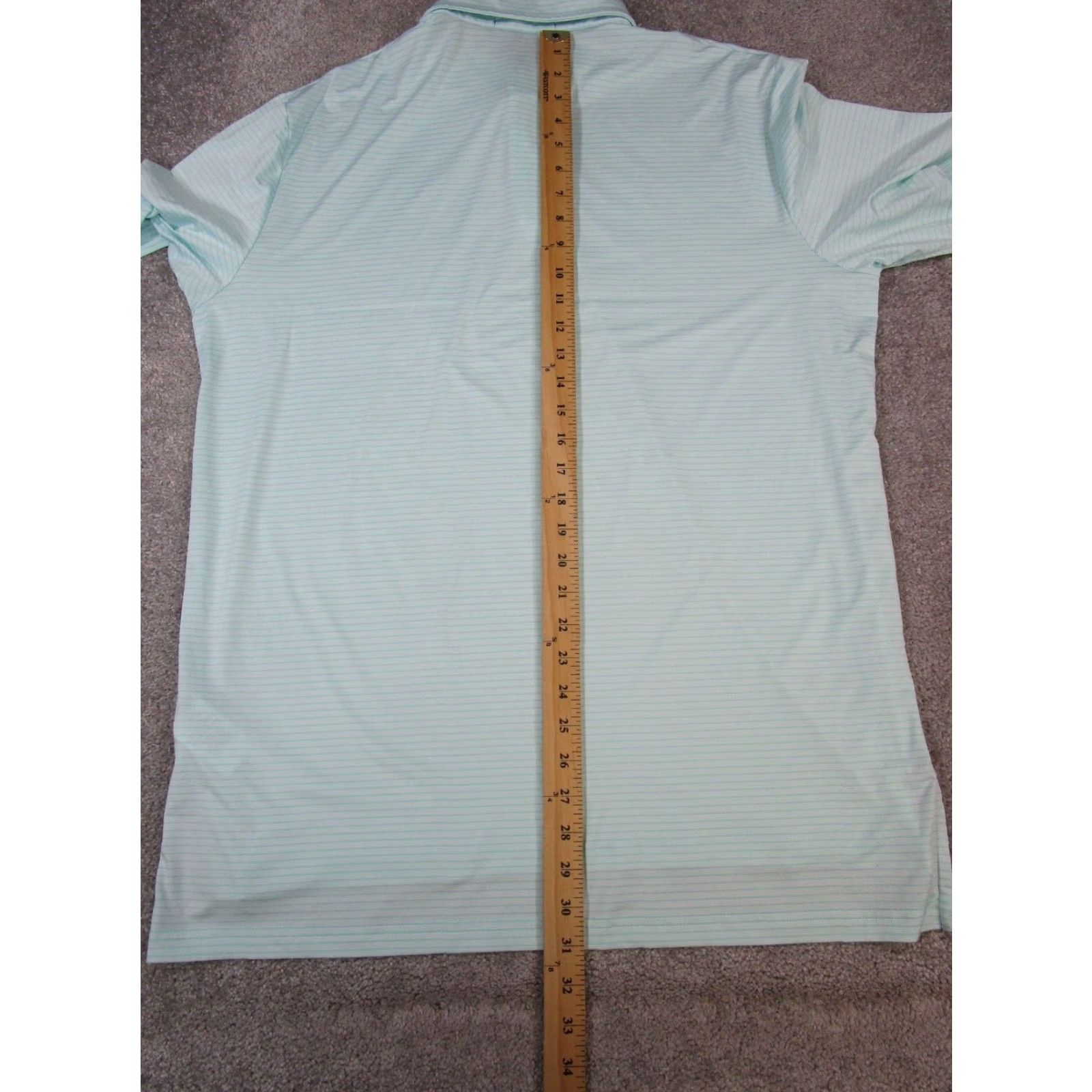 RLX Ralph Lauren RLX Ralph Lauren Polo Shirt Mens Large Blue Striped Tennis Polo Shirt Swing RLX RL Polo Men L Blue Tennis Shirt Size US L / EU 52-54 / 3 - 6 Thumbnail