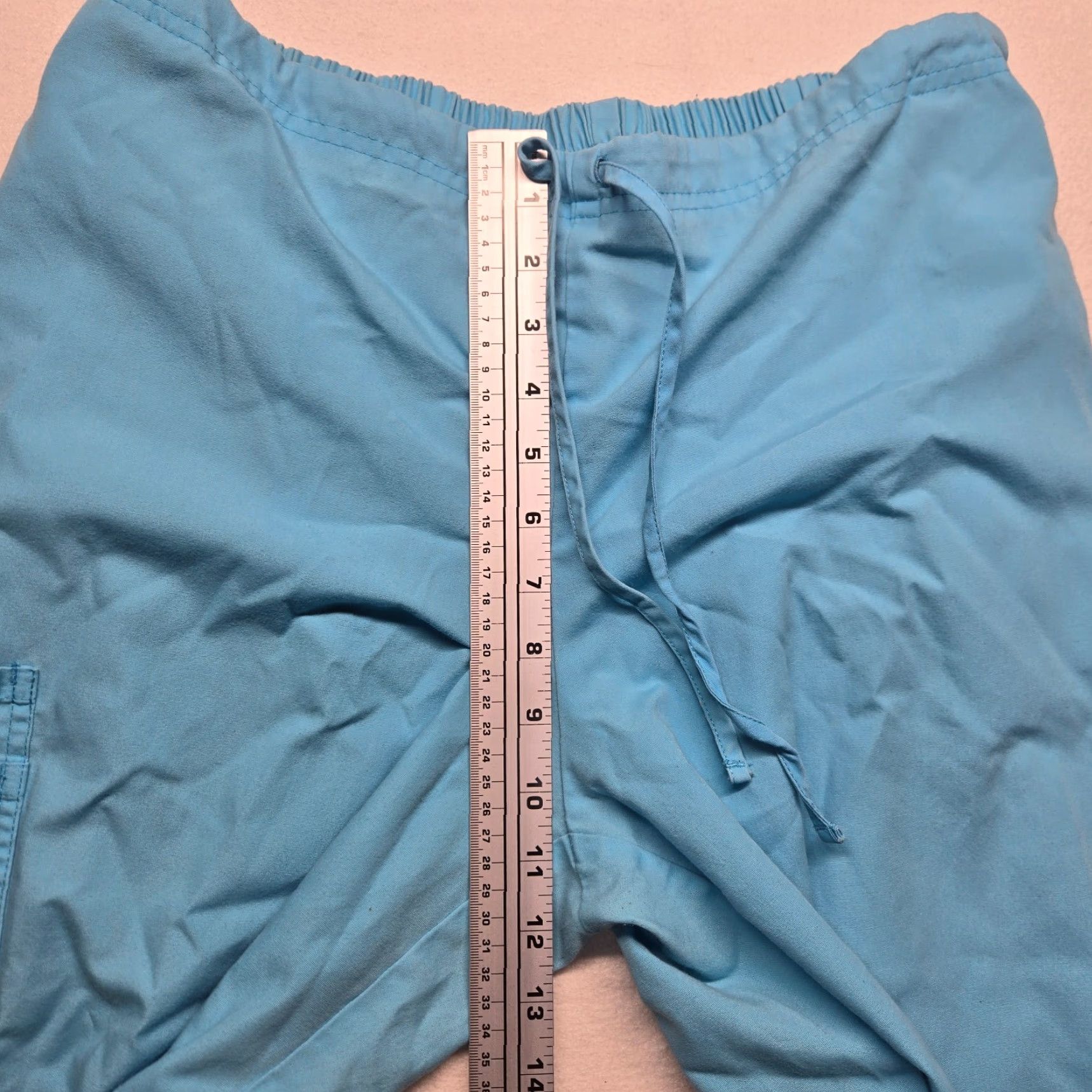 Vintage VINTAGE SB Scrubs Womens Medical Uniform Pants Long Elastic Drawstring Pocket Medium Blue Women Size 32" / US 10 / IT 46 - 5 Thumbnail
