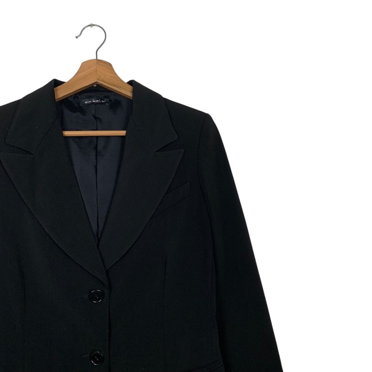 Other Made In Italy Embaisi Black Jacket Size M / US 6-8 / IT 42-44 - 5 Thumbnail