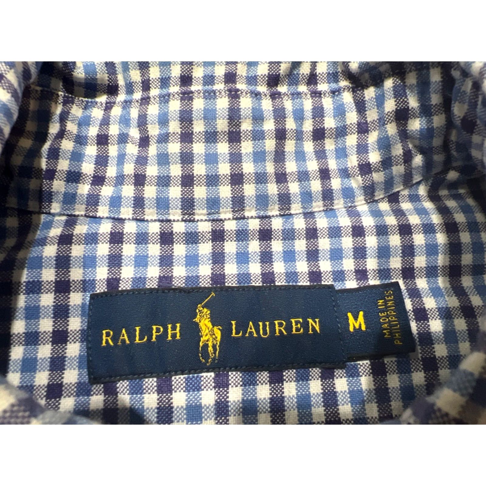 Ralph Lauren RALPH LAUREN Shirt Men’s Medium Blue Plaid Button-Up Long Sleeve Classic Preppy Size US M / EU 48-50 / 2 - 7 Thumbnail