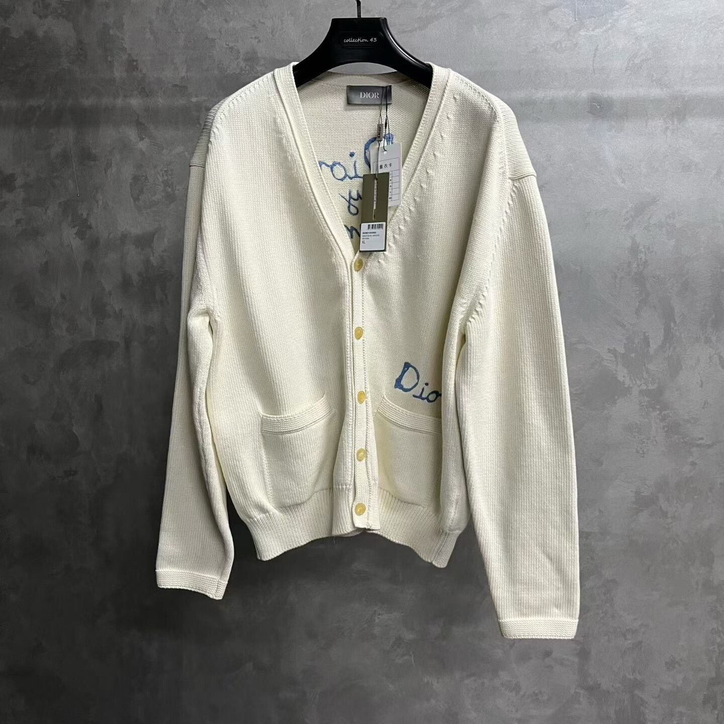 Dior Dior Knit Printed Beige Sweater xl Men Size US XL / EU 56 / 4 - 1 Thumbnail