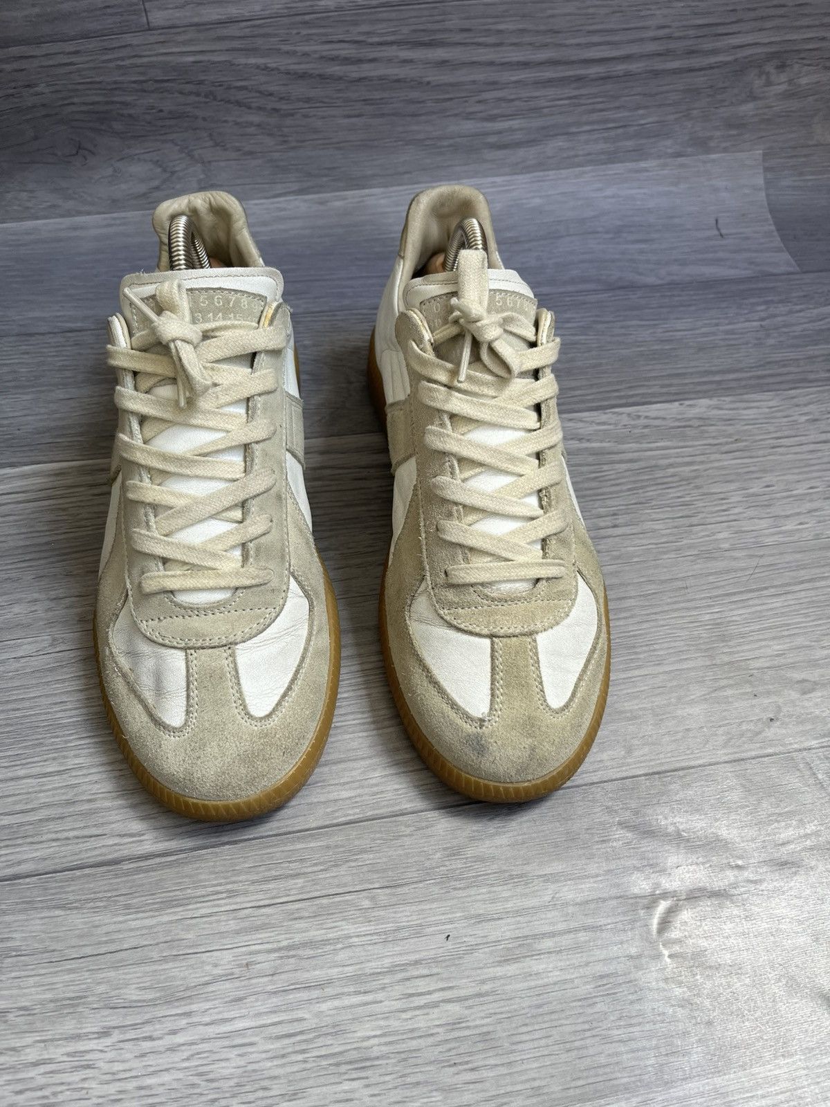 Maison Margiela Maison margiela replica gat low top sneakers sz 39.5 Size US 6.5 / EU 39-40 - 3 Thumbnail