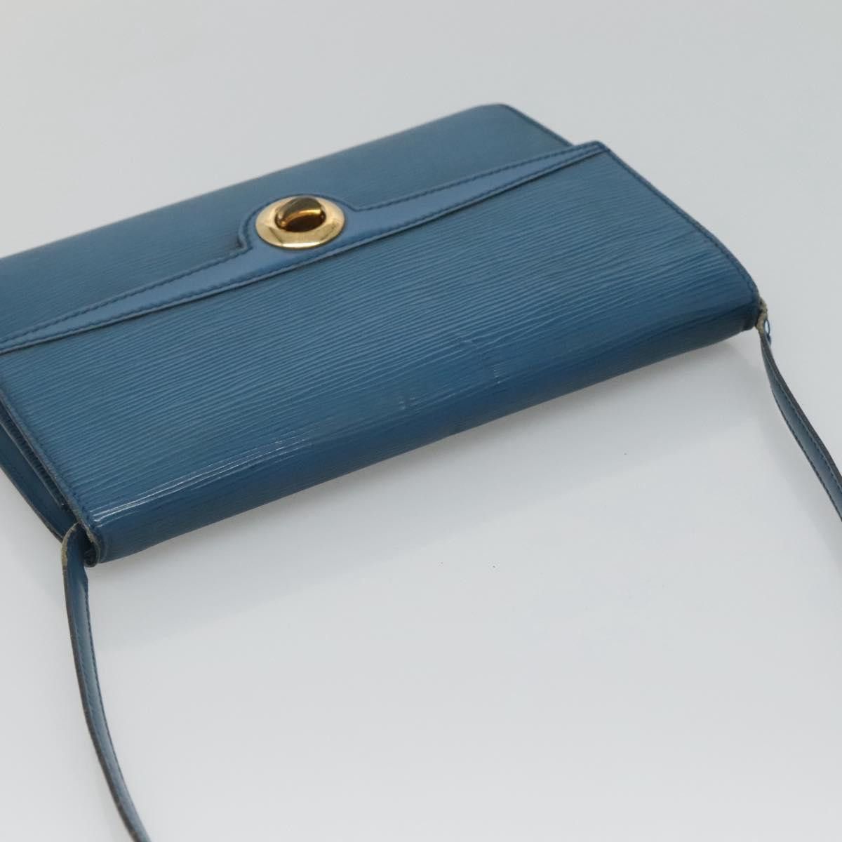 Louis Vuitton LOUIS VUITTON Epi Pochette Arche Shoulder Bag Blue M52575 Size ONE SIZE - 6 Thumbnail