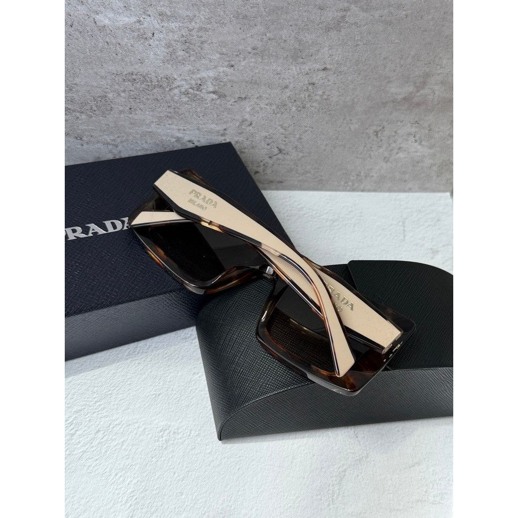 Prada NEW Prada PR D01S Sunglasses in Havana Brown Powder $390 Size ONE SIZE - 3 Thumbnail
