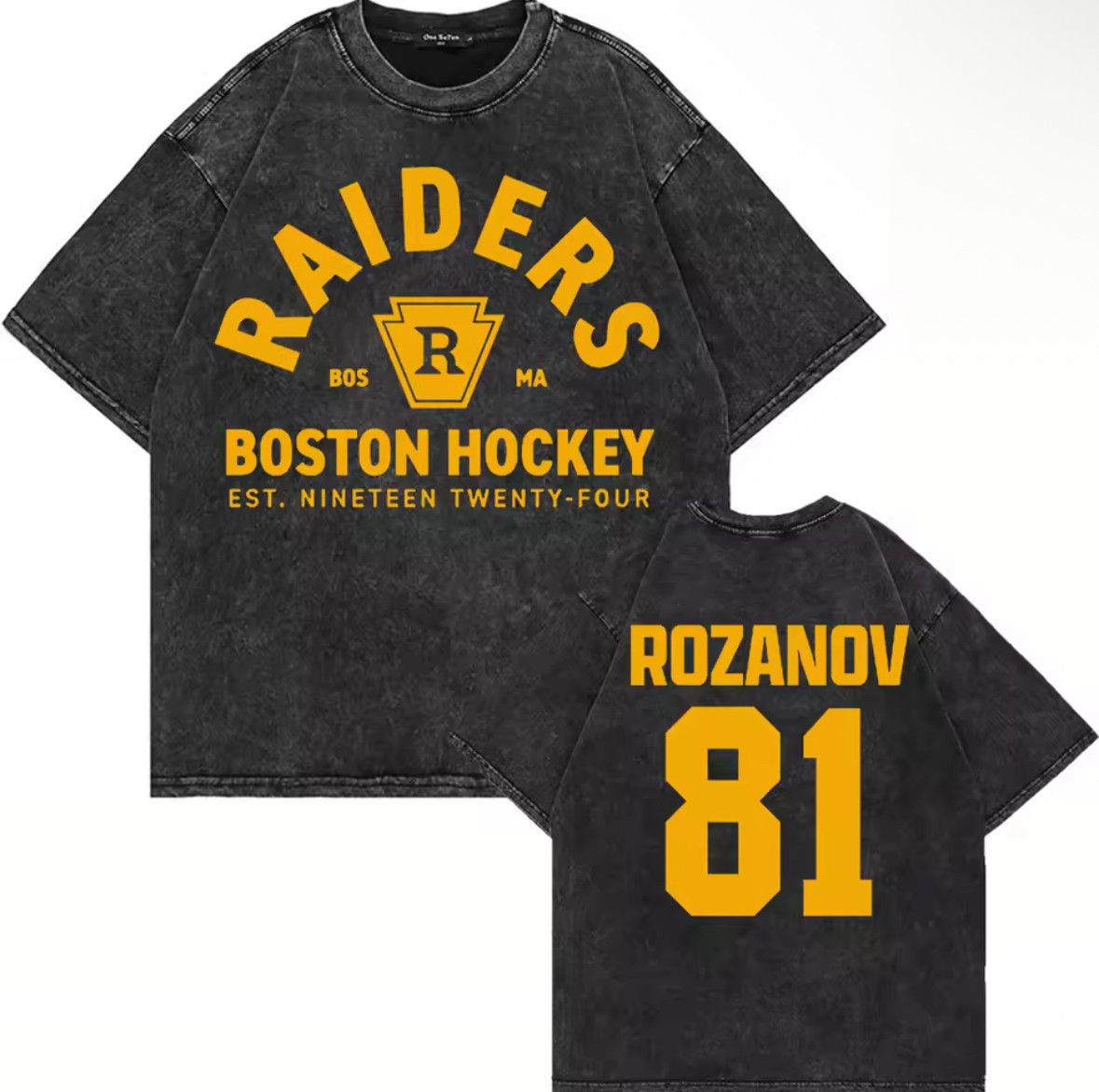 Other 100% Cotton Vintage Washed 81 Boston Raiders T-Shirt Size US S / EU 44-46 / 1 - 1 Thumbnail
