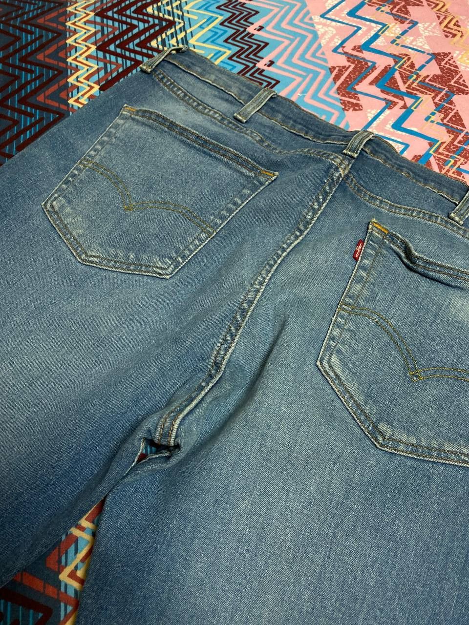 Levi's × Vintage Vintage Levis 511 Jeans Distressed Faded Flared Baggy Y2K Size US 38 / EU 54 - 13 Thumbnail