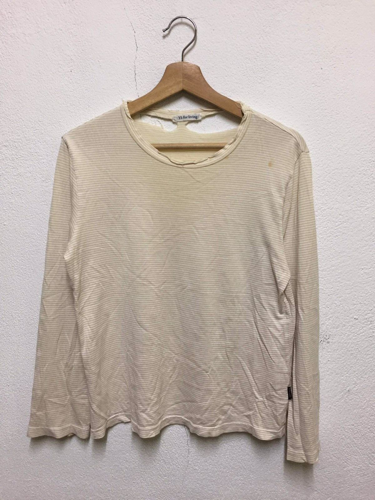 Japanese Brand Rare 🔥 Y’S For Living By YOHJI YAMAMOTO Long Sleeve Shirt Size S / US 4 / IT 40 - 1 Thumbnail