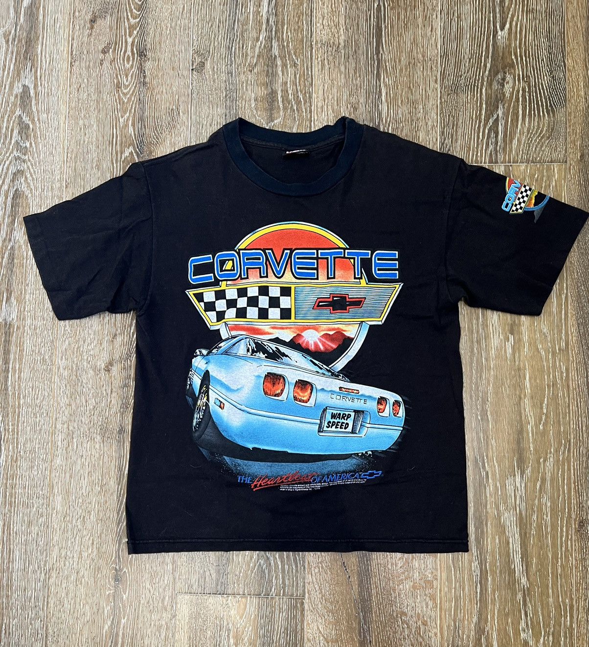 Chevrolet Vintage corvette the heartbeat of america signal sports tee Size US M / EU 48-50 / 2 - 1 Thumbnail