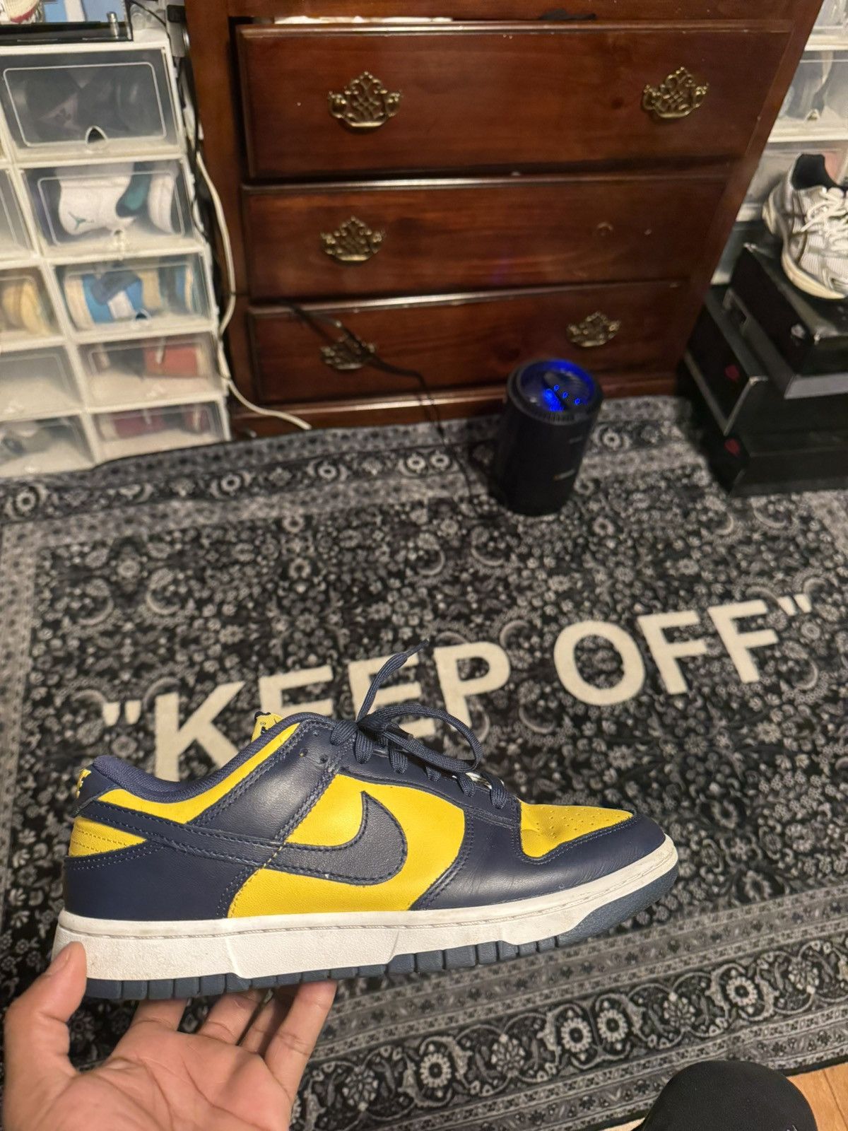 Nike Nike Dunk Low “Michigan” Size US 9 / EU 42 - 1 Thumbnail