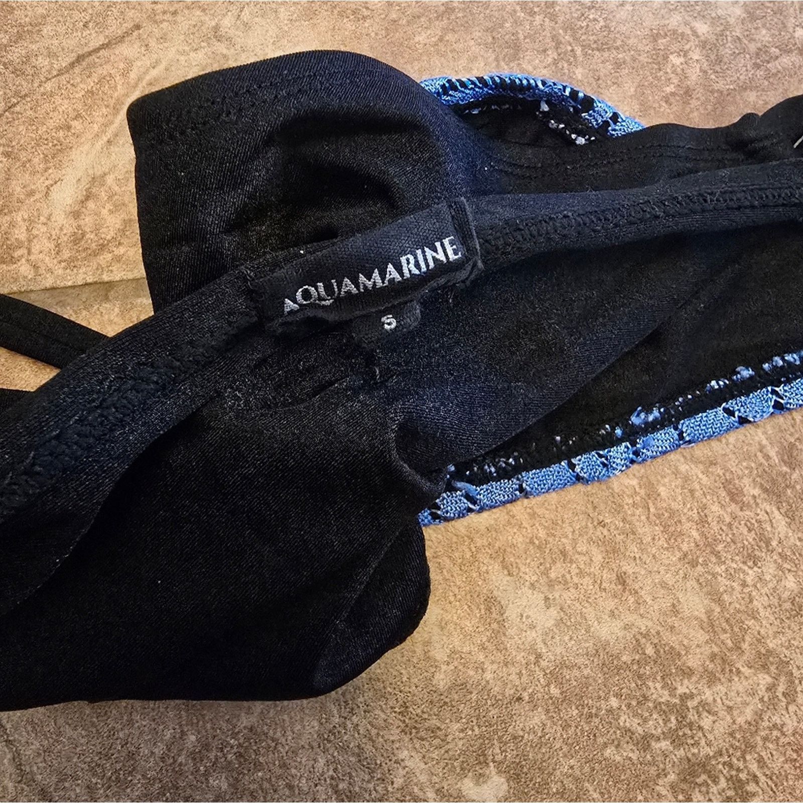 Other Black Blue | AQUAMARINE | Bikini Bottom Size ONE SIZE - 3 Thumbnail