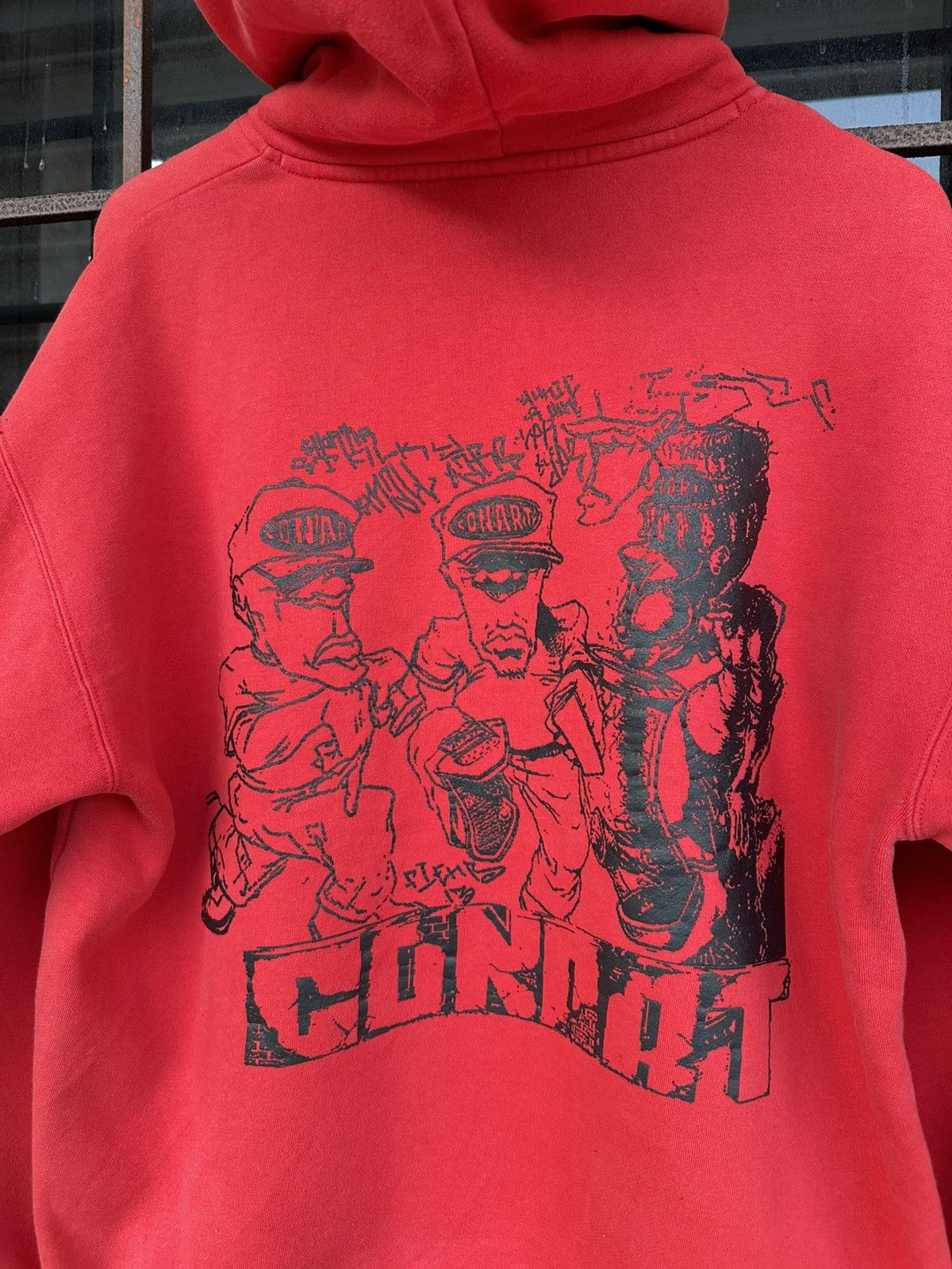Vintage Vintage THRASHED Faded Conart Hoodie Size US L / EU 52-54 / 3 - 11 Thumbnail