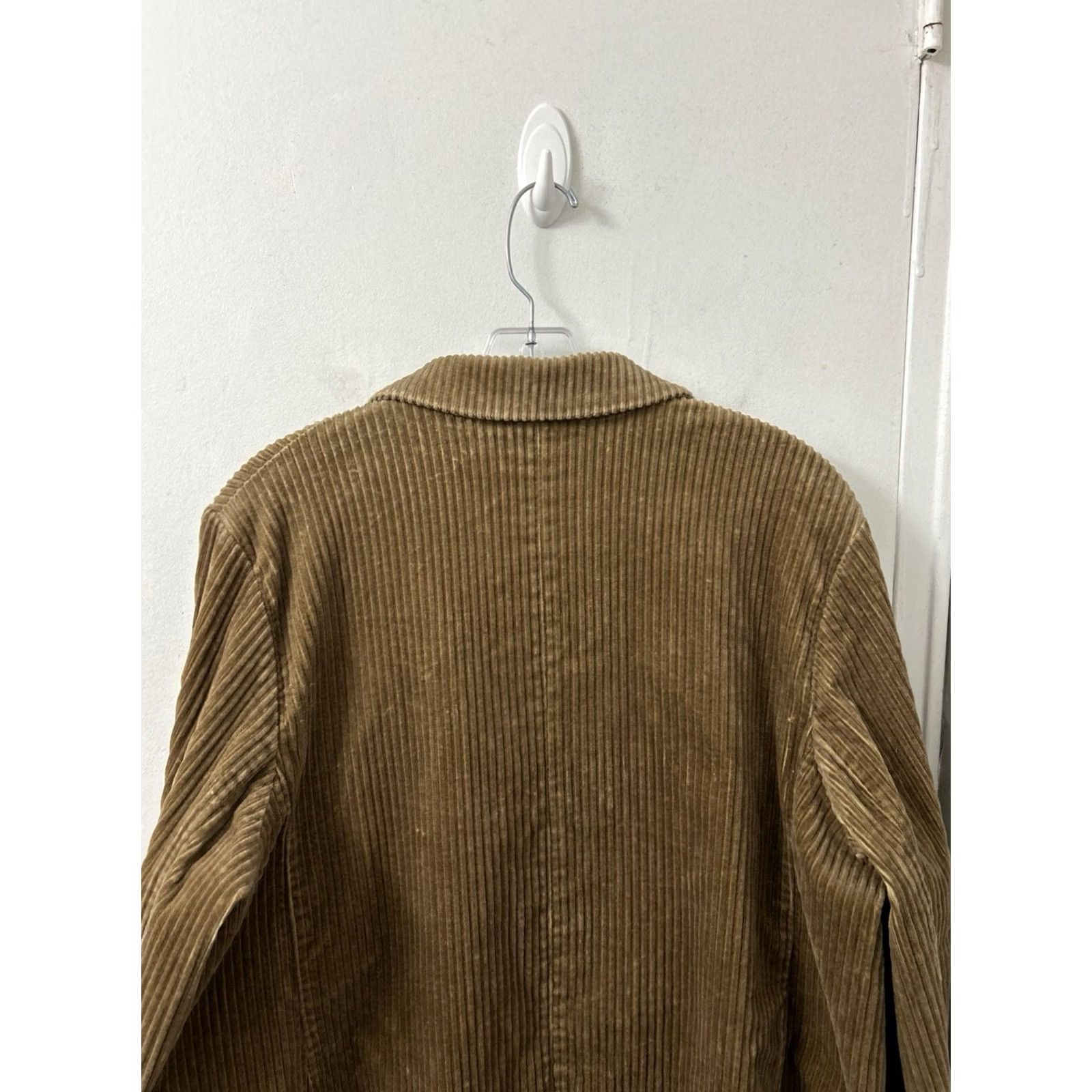 Lands' End Lands' End Corduroy Blazer Mens 44R Brown 2 Button Sport Coat Jacket Vintage No Size 44R - 7 Thumbnail