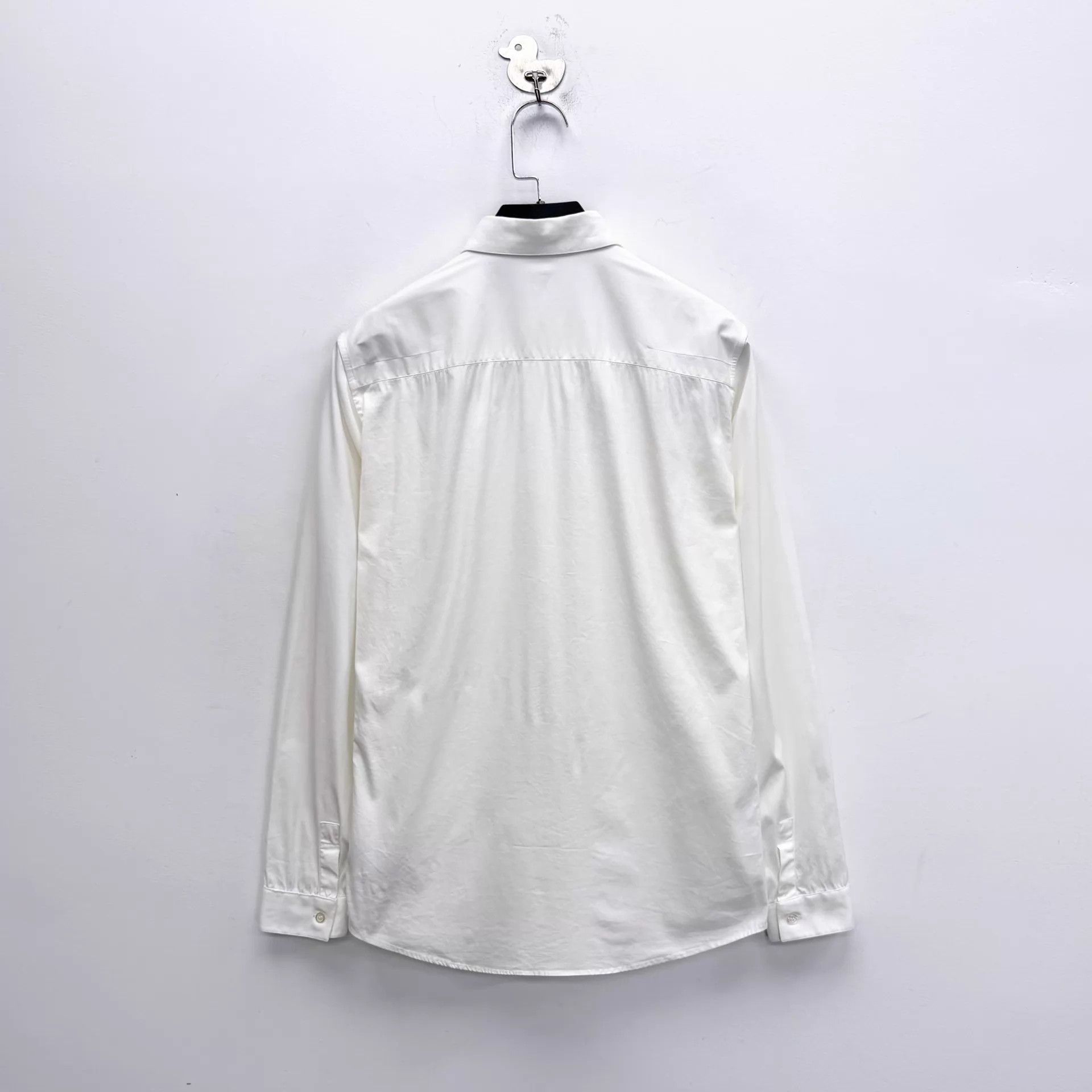 Dior Dior White Embroidered CD Bee Short-Sleeve Shirt 37 XS Size US XS / EU 42 / 0 - 2 Thumbnail