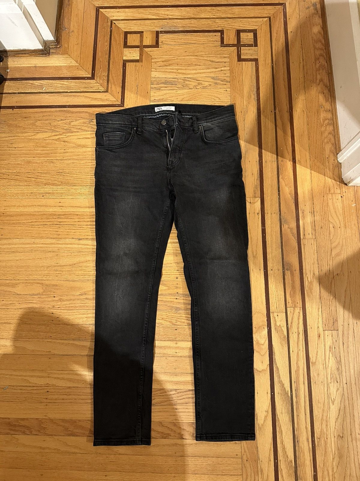 Zara Limited Edition Premium Zara Man Black Denim Size US 34 / EU 50 - 2 Thumbnail