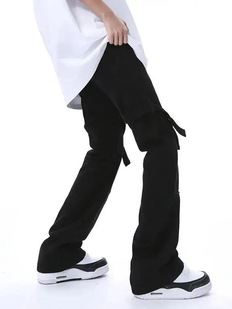 Japanese Brand High Street Strap Micro Flare Jeans Size US 32 / EU 48 - 5 Thumbnail