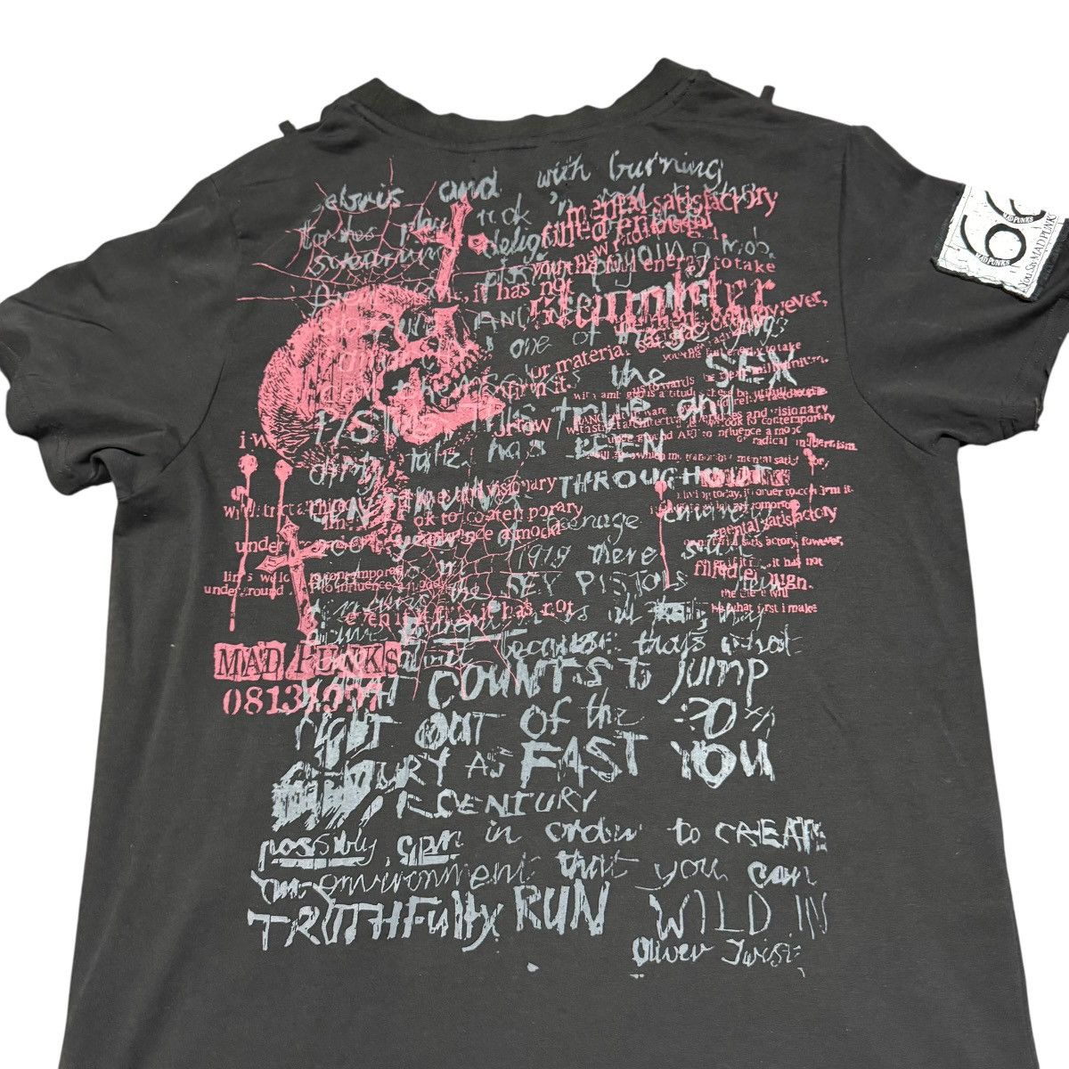 Seditionaries Mad punks Bondage Shirt 'you say mad punks,i say Fuck you Size L / US 10 / IT 46 - 9 Thumbnail