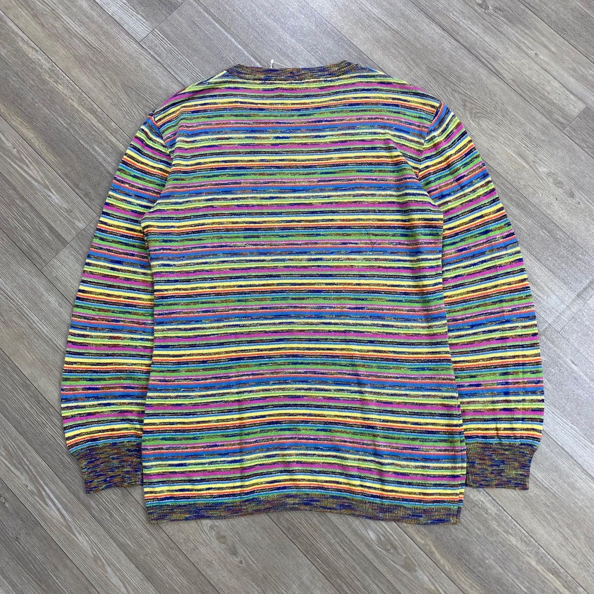 Missoni 1990s Missoni Sport Italy Striped Knitwear Longsleeve Size US L / EU 52-54 / 3 - 12 Thumbnail