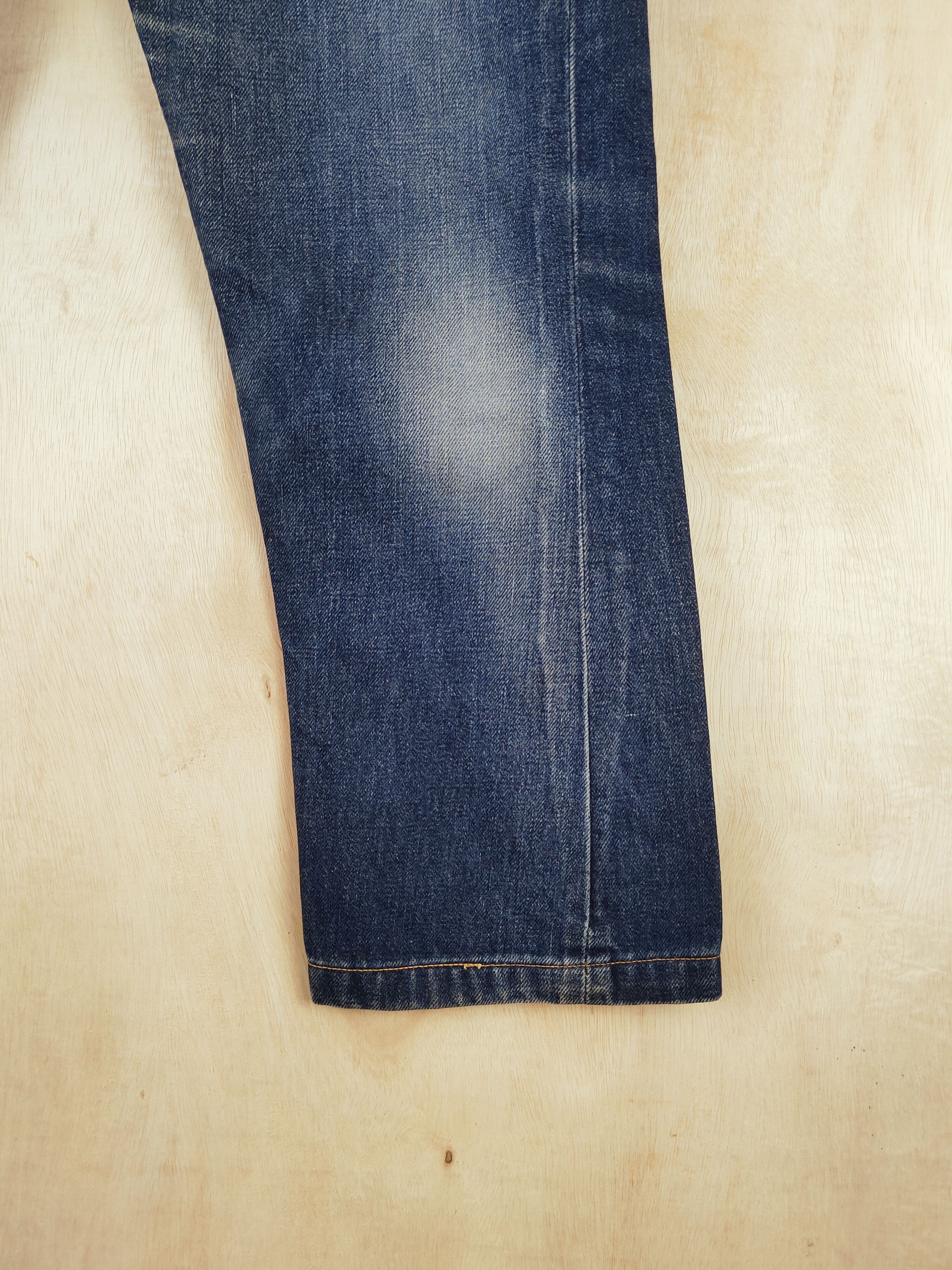 Vintage Bobson vintage Dark Blue Distressed Ripped Jeans #S2675 Size US 33 - 6 Thumbnail