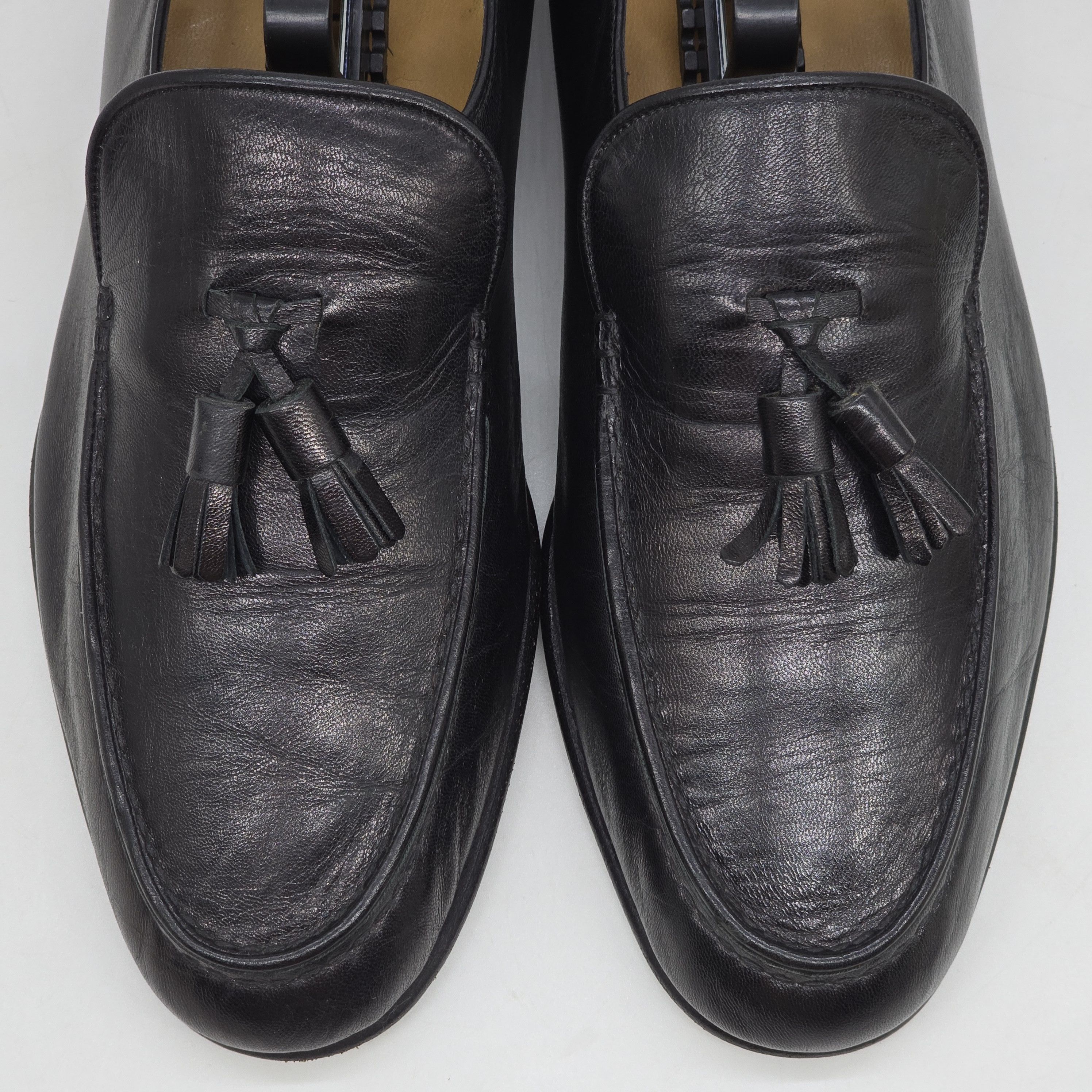 Berluti Berluti - Black Calf Leather Tassle Loafers Size US 7.5 / EU 40-41 - 5 Thumbnail