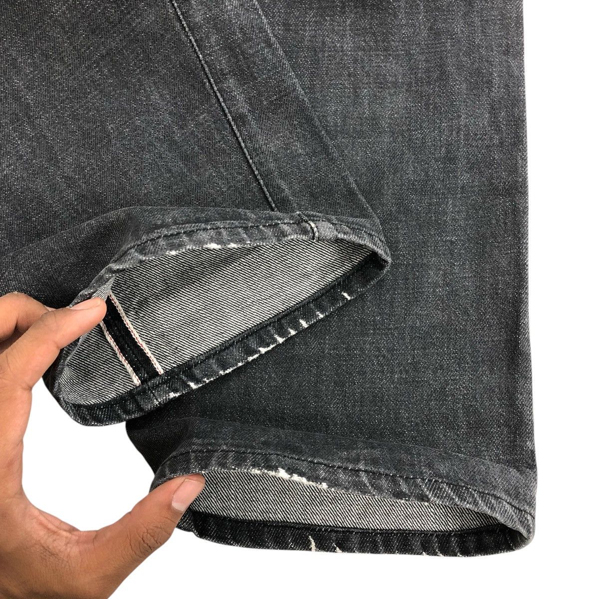 GOODENOUGH × Hiroshi Fujiwara × Japanese Brand Vintage Goodenough x Fragment Design Selvedge Red Line Jeans Size US 34 / EU 50 - 6 Thumbnail