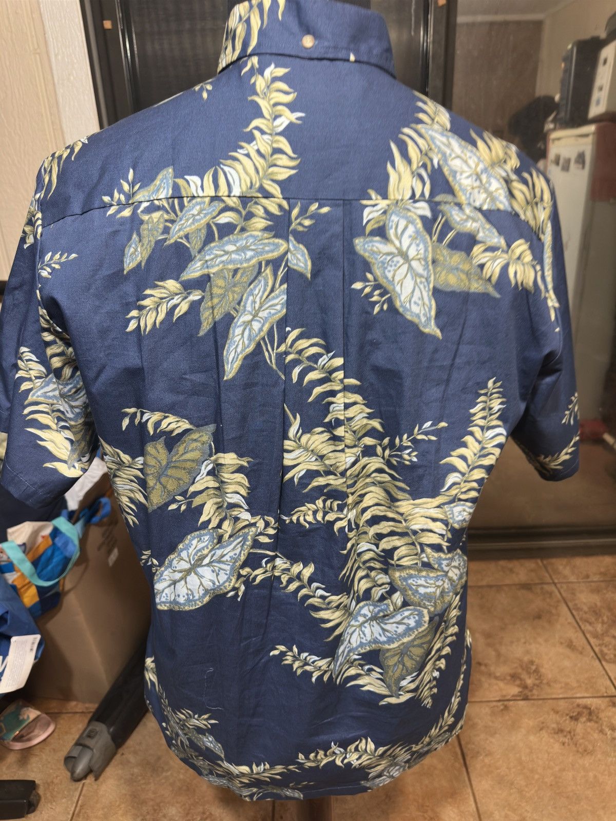 Other PreOwned Kahala Hawaiian Print Blue 3/4 Button Men's Medium Size US M / EU 48-50 / 2 - 2 Thumbnail