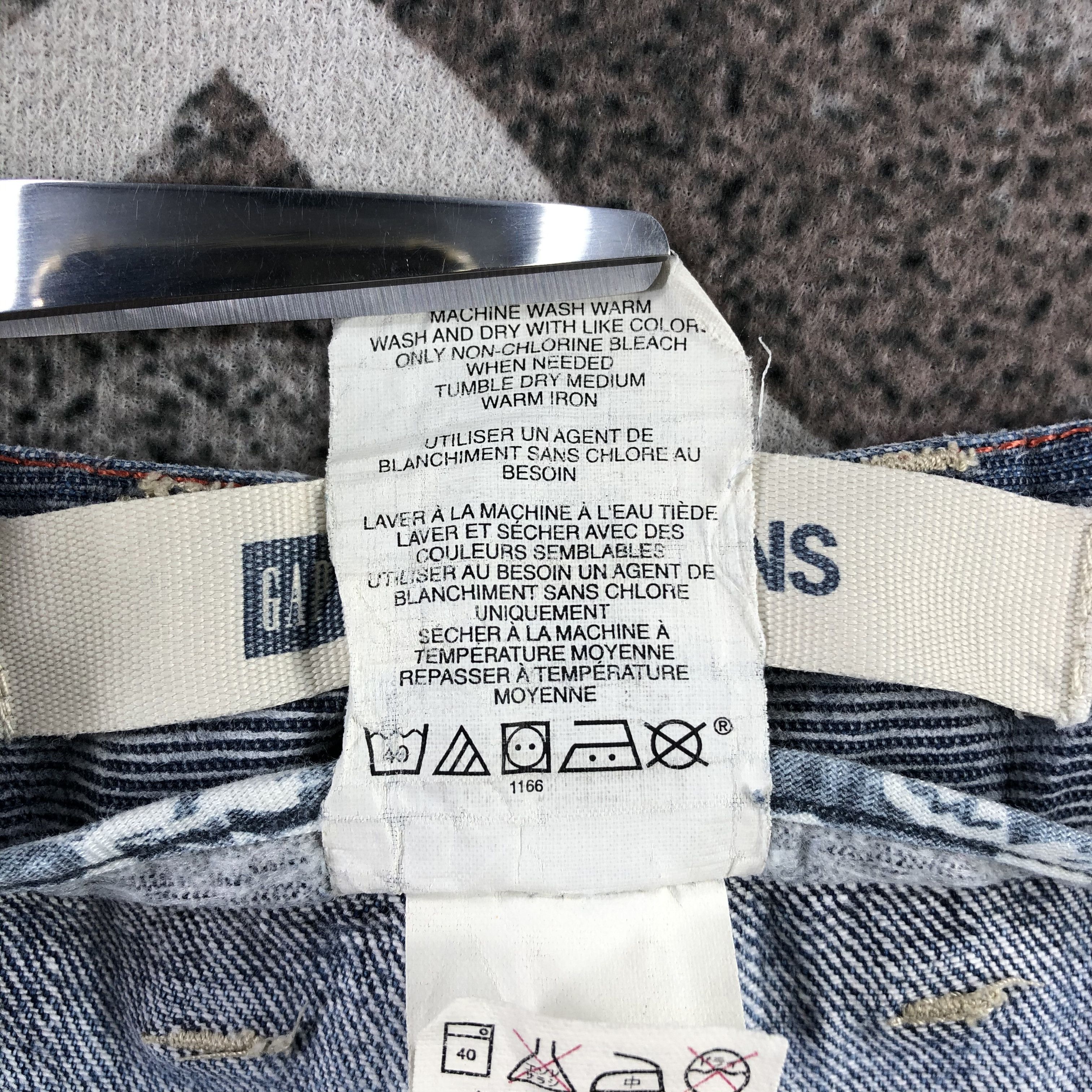 Gap GAP Bush Pants Medium Wash Flare Denim KJ1321 Size US 30 / EU 46 - 14 Thumbnail