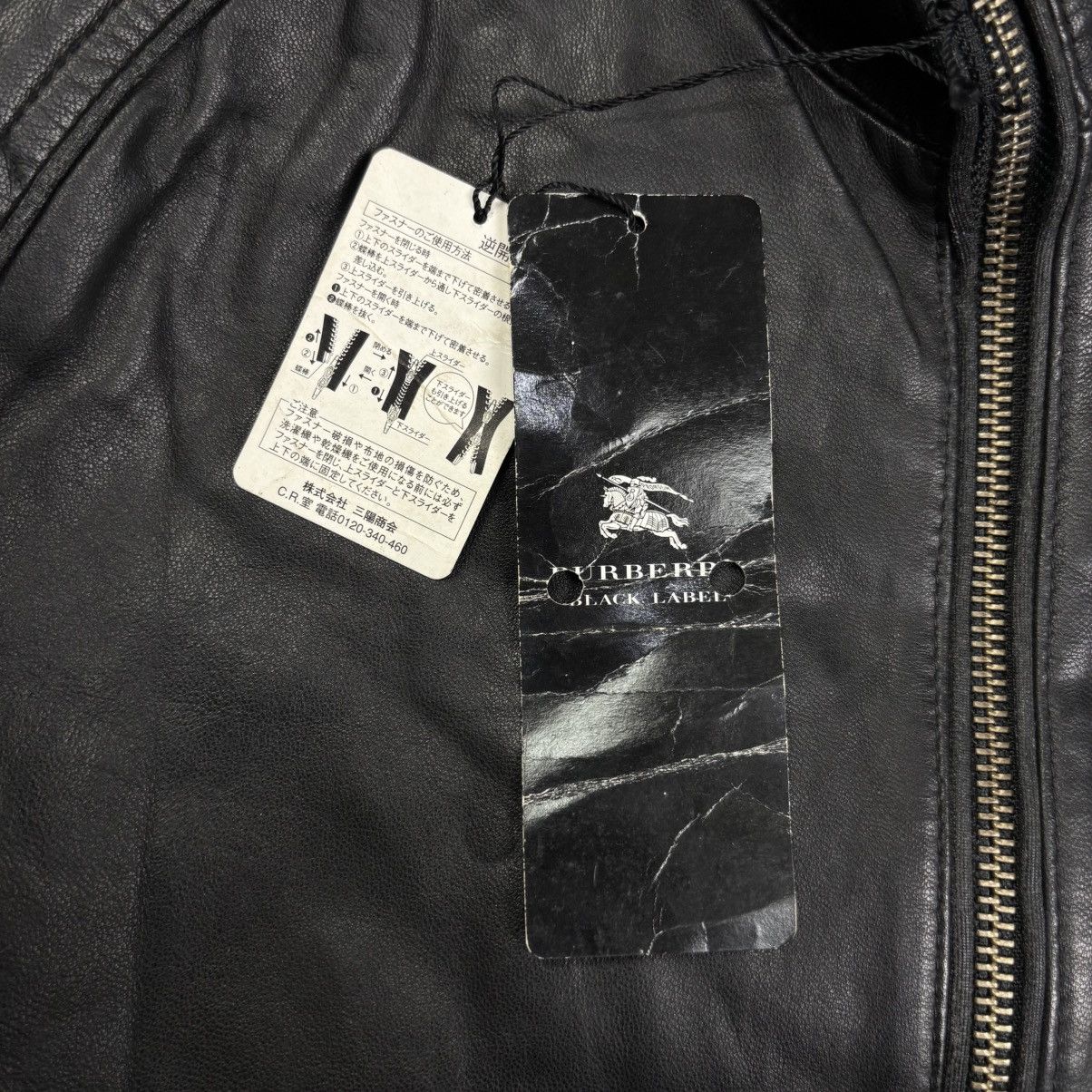 Burberry Archive Burberry Black Label - Rockstar Leather Jacket Size US M / EU 48-50 / 2 - 8 Thumbnail