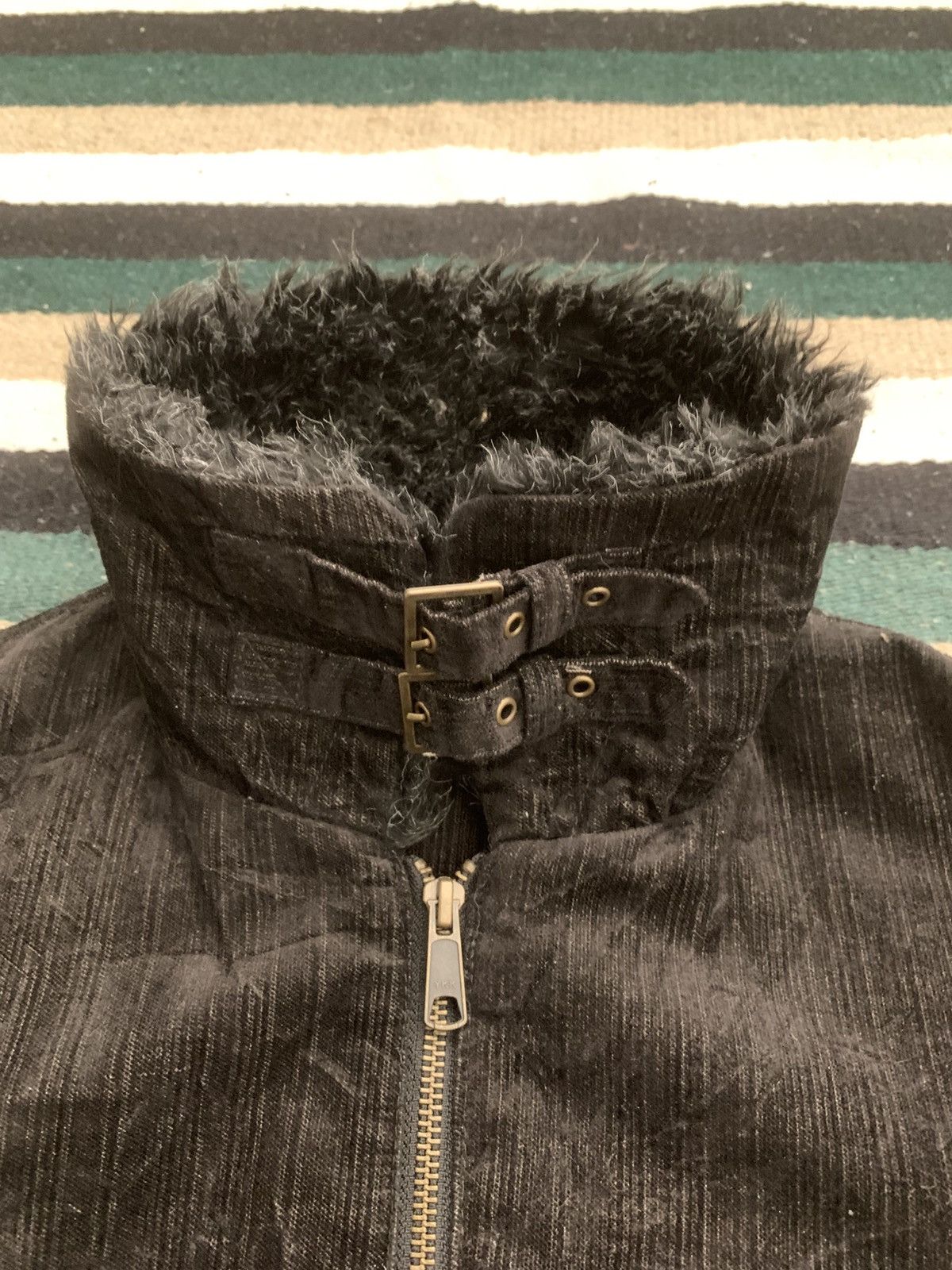 Smith's American Smiths American FUR JACKET GOTHIC PUNK Style Size US L / EU 52-54 / 3 - 14 Thumbnail