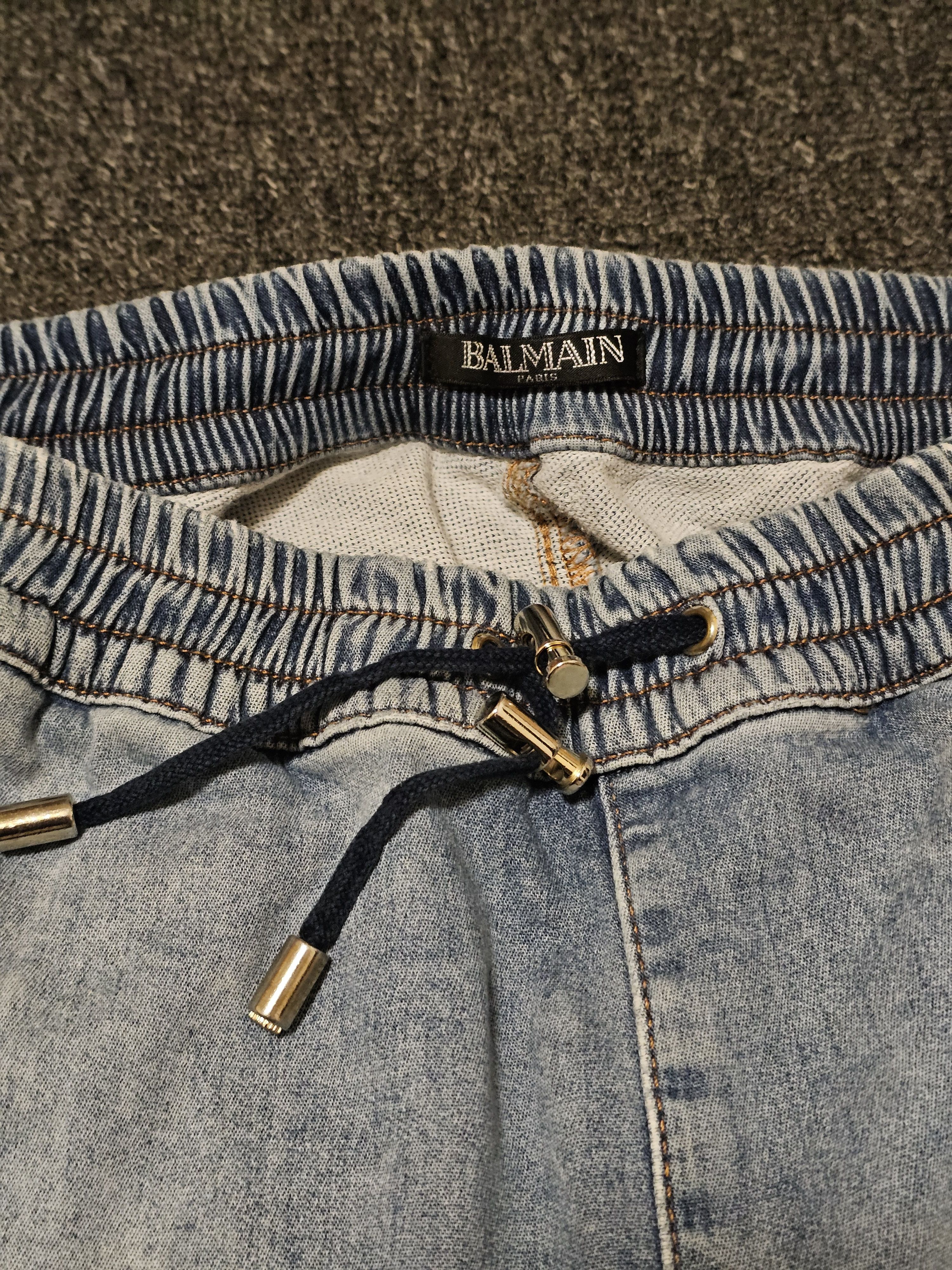 Balmain Blamin men's denim sweatpants size M Size US 30 / EU 46 - 3 Thumbnail