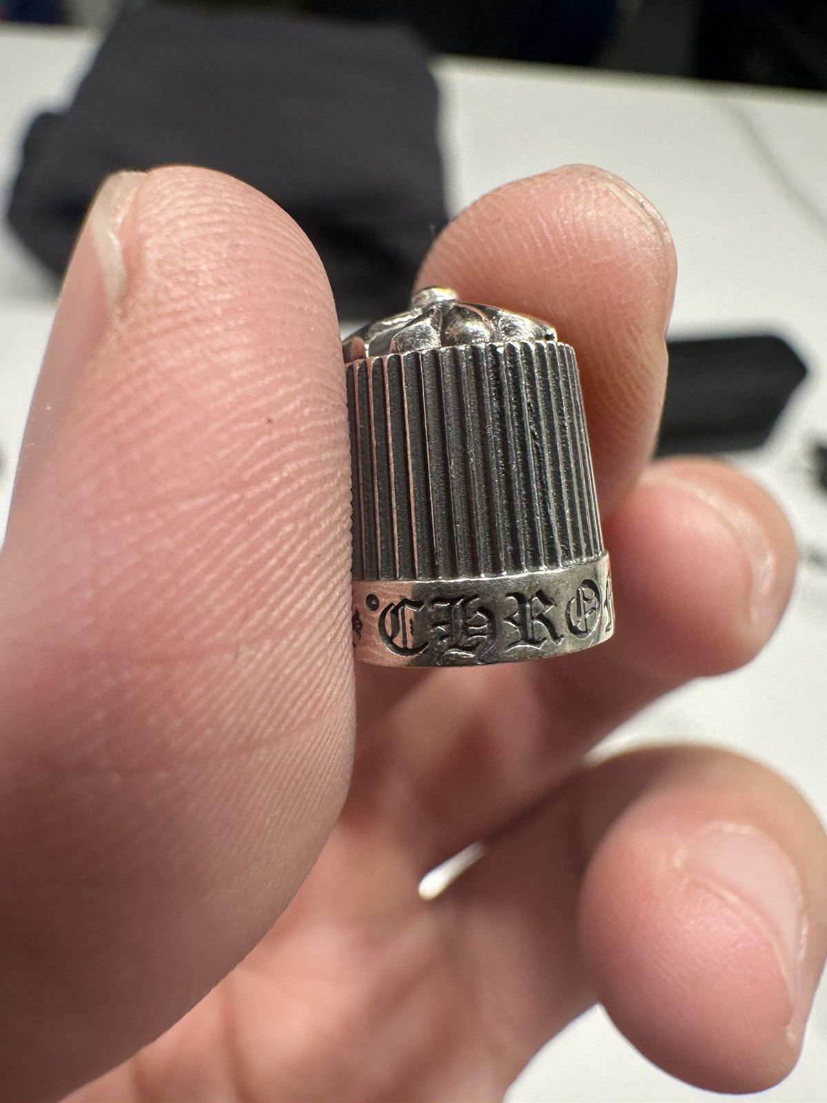 Chrome Hearts 🔥Chrome Hearts Car Silver Valve Cap🔥 Size ONE SIZE - 9 Thumbnail