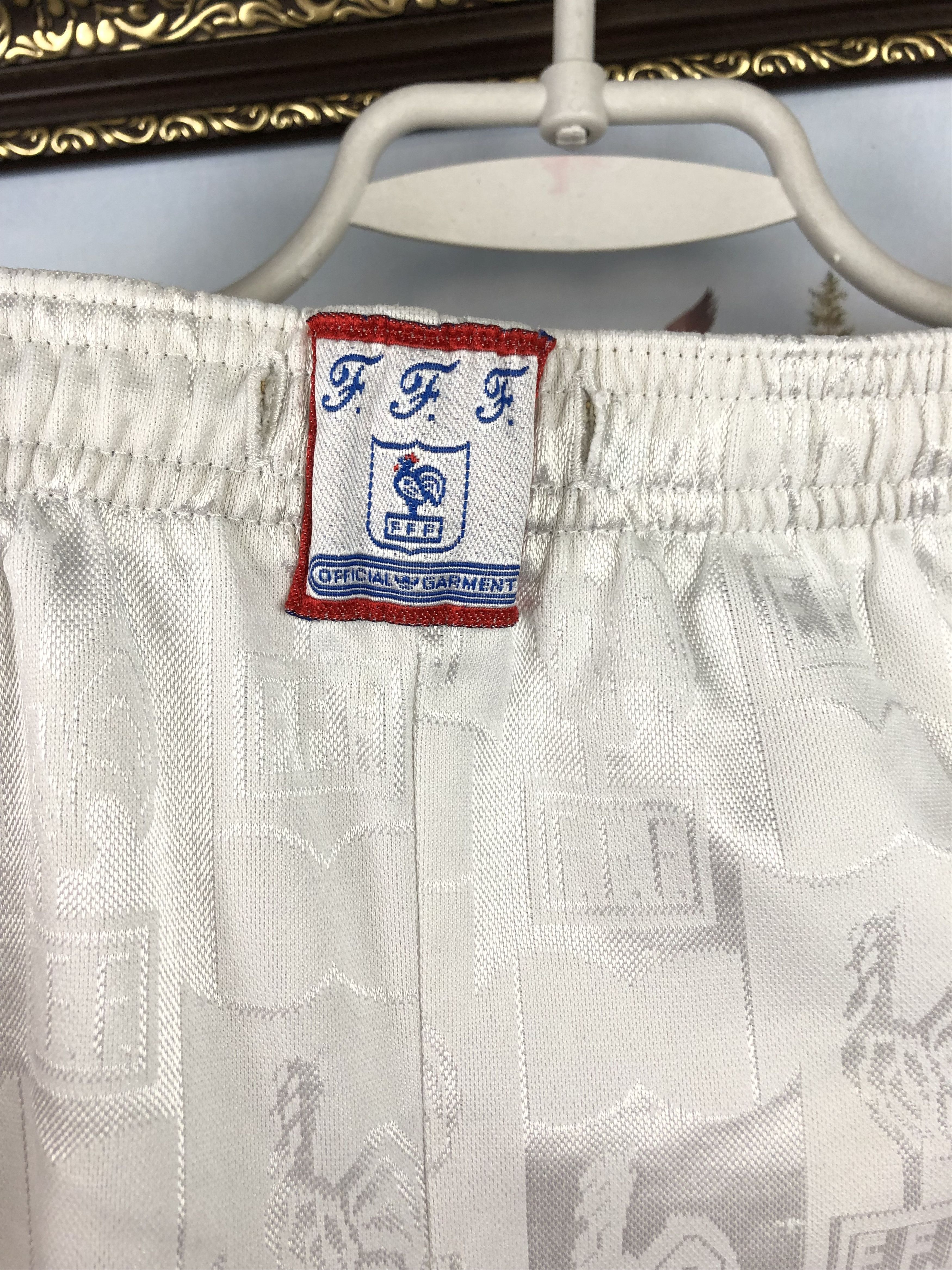 Adidas Vintage 1996 Adidas France Football Shorts Soccer White M Size US 32 / EU 48 - 6 Thumbnail