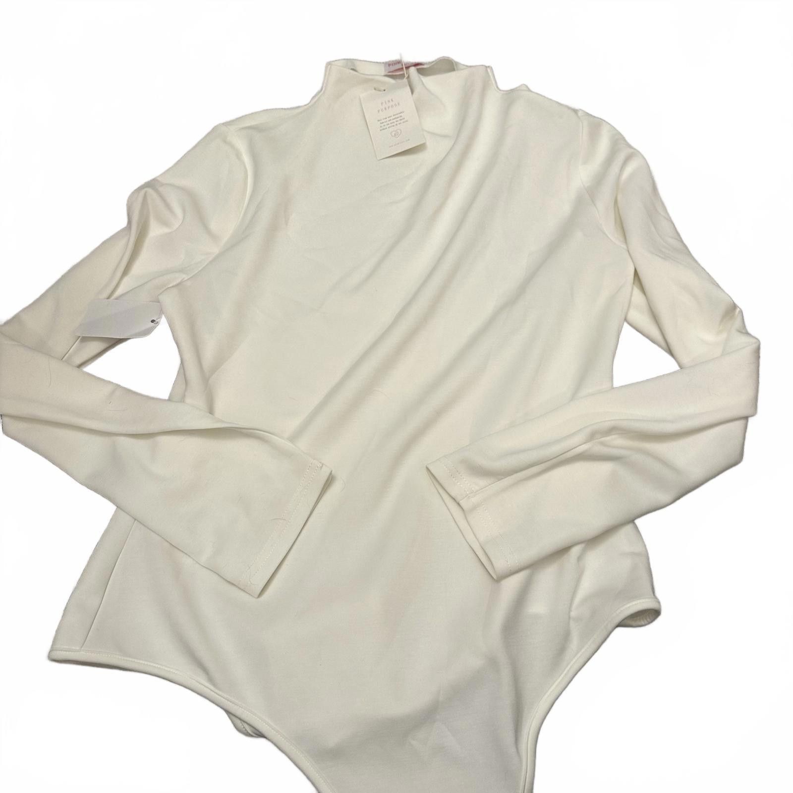 Designer Sustainable Long Sleeve Bodysuit by Pink Lily 3XL Size 3XL / US 20-22 - 1 Thumbnail