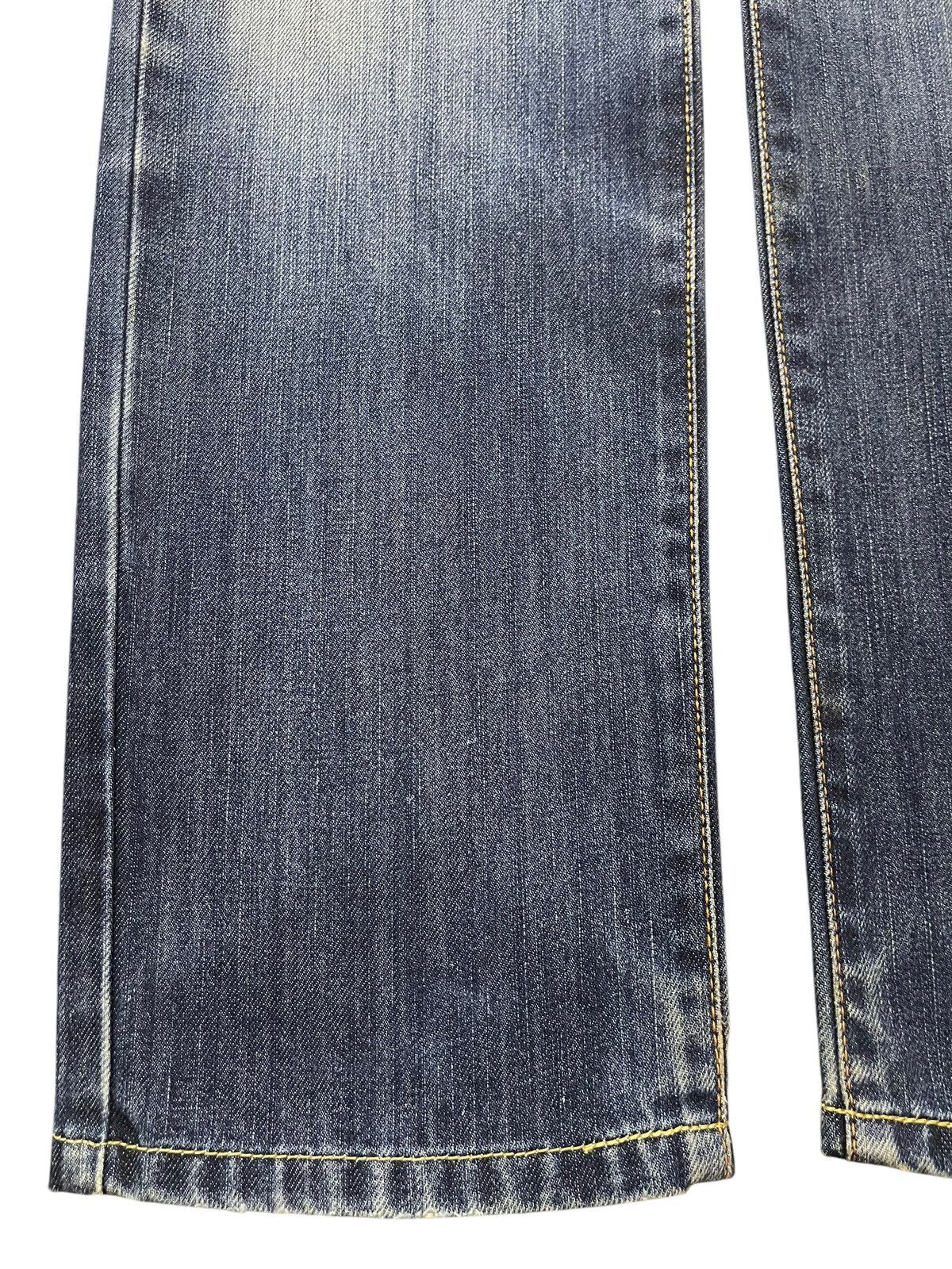 Edwin Vintage Edwin 402 Blue Faded Wash Distress Style Jeans Size US 30 / EU 46 - 7 Thumbnail