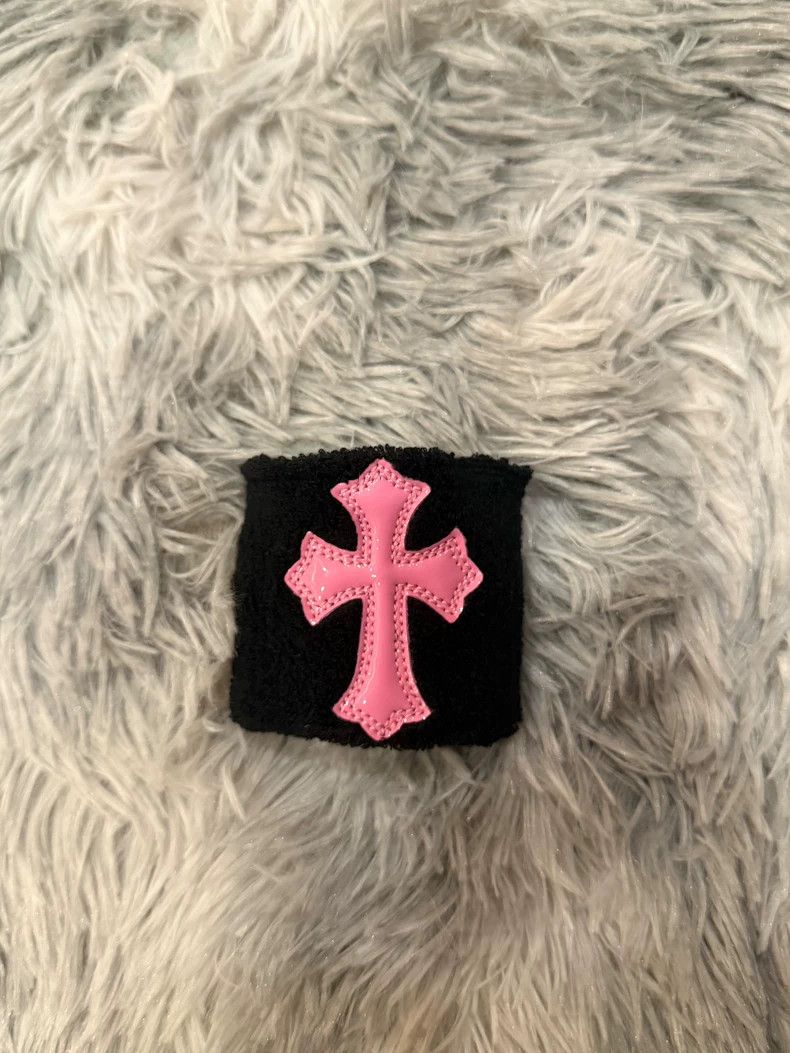 Chrome Hearts Chrome heart Pink patent leather wristband Size ONE SIZE - 3 Thumbnail