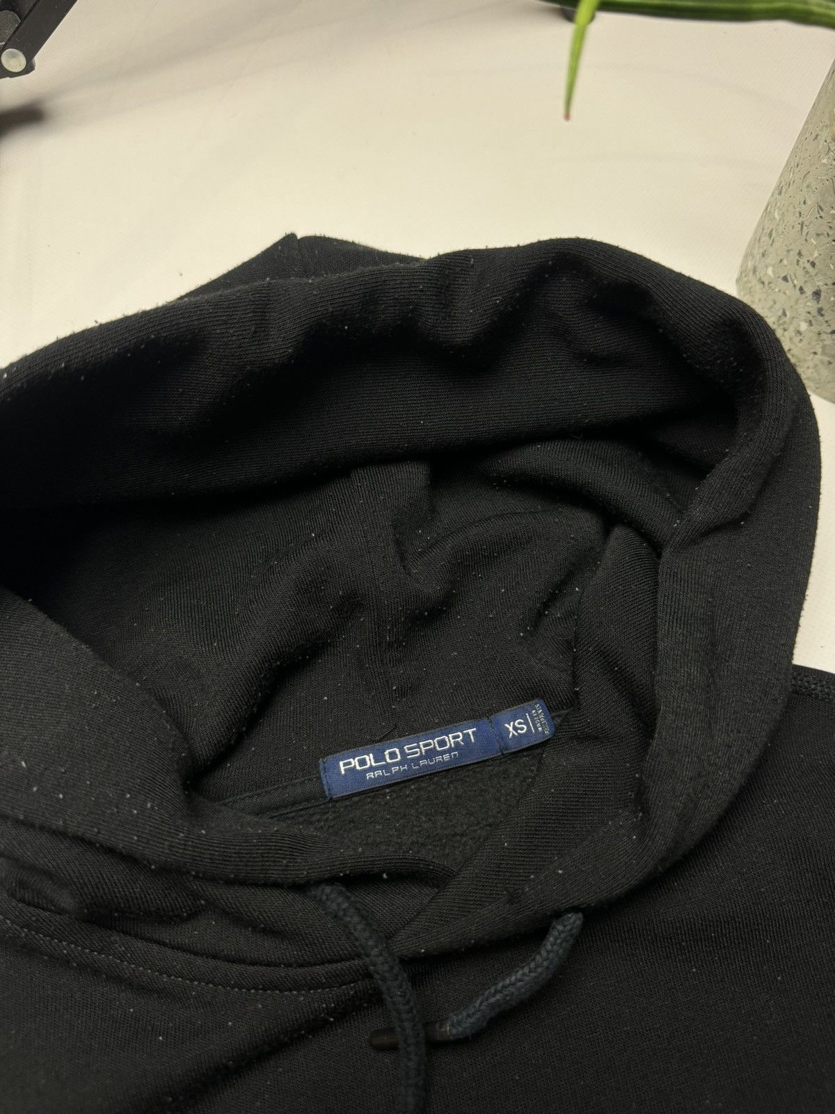 Polo Ralph Lauren × Vintage Rare vintage Polo Ralph Lauren Sport hoodie black y2k Size US S / EU 44-46 / 1 - 5 Thumbnail