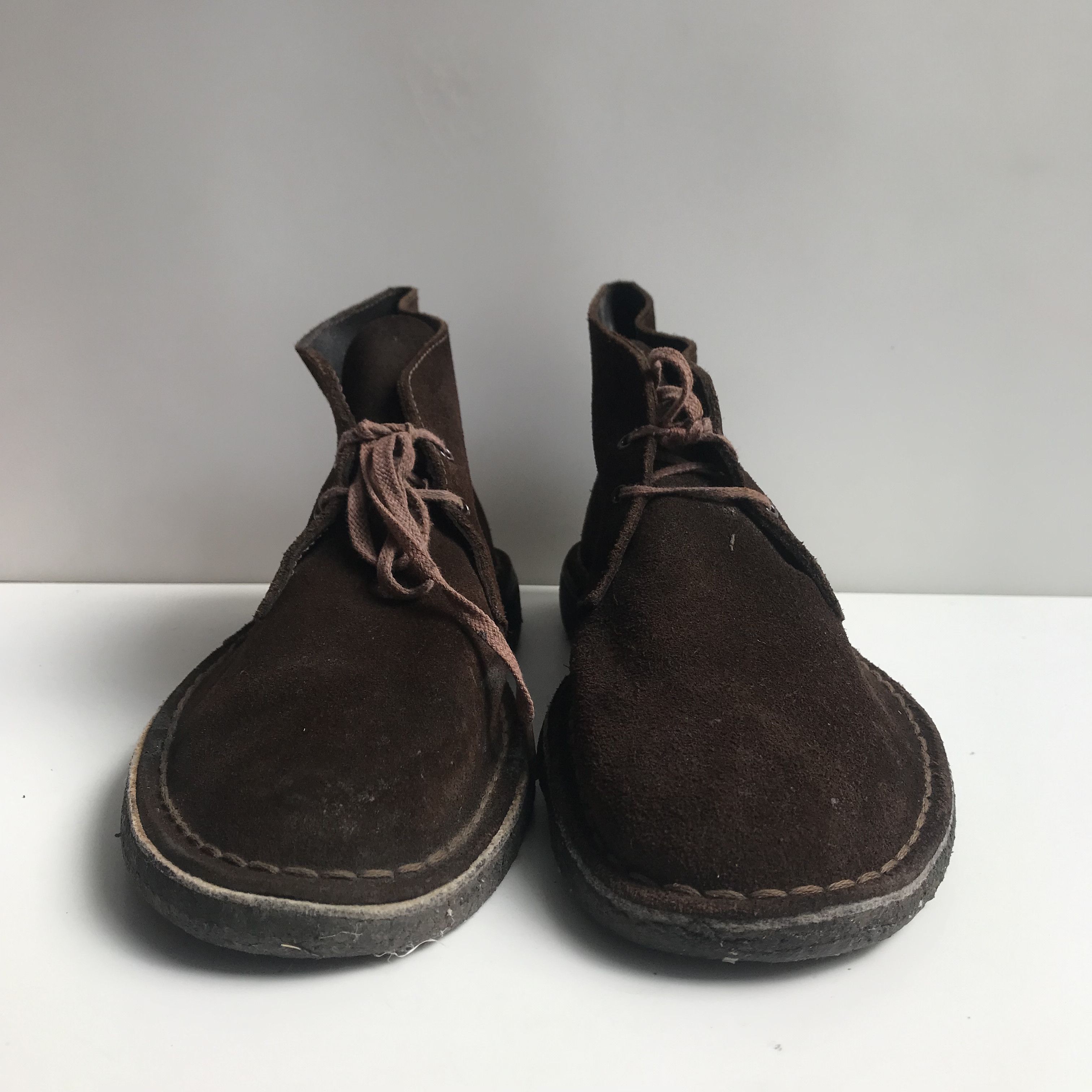 Clarks Vintage MK1 Clarks Dessert Boots Dark Brown Chocolate Suede Size US 9 / EU 42 - 4 Thumbnail
